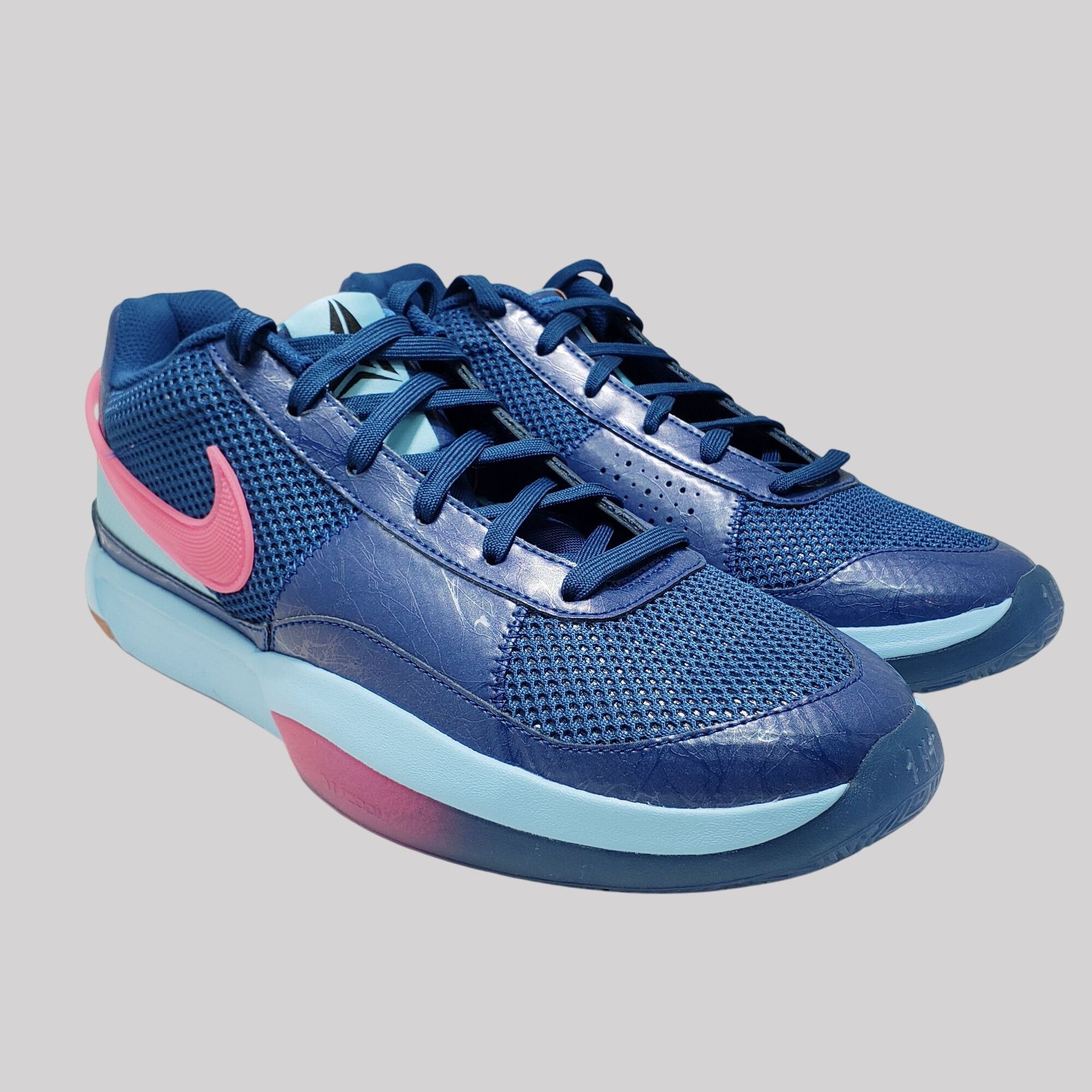 Nike Nike Ja 1 NY vs. NY Blue Hyper Pink Basketball Sneakers FV12 Size US 12 / EU 45 - 8 Thumbnail