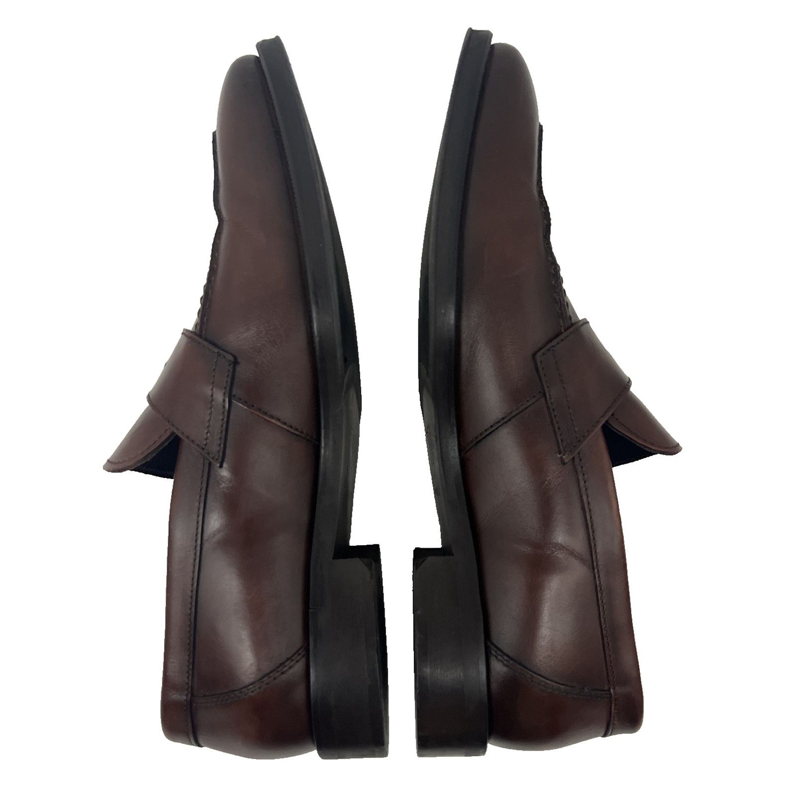 Bruno Magli Bruno Magli Hudson Penny Loafers Shoes US 10M Brown Leather Size US 10 / EU 43 - 7 Thumbnail