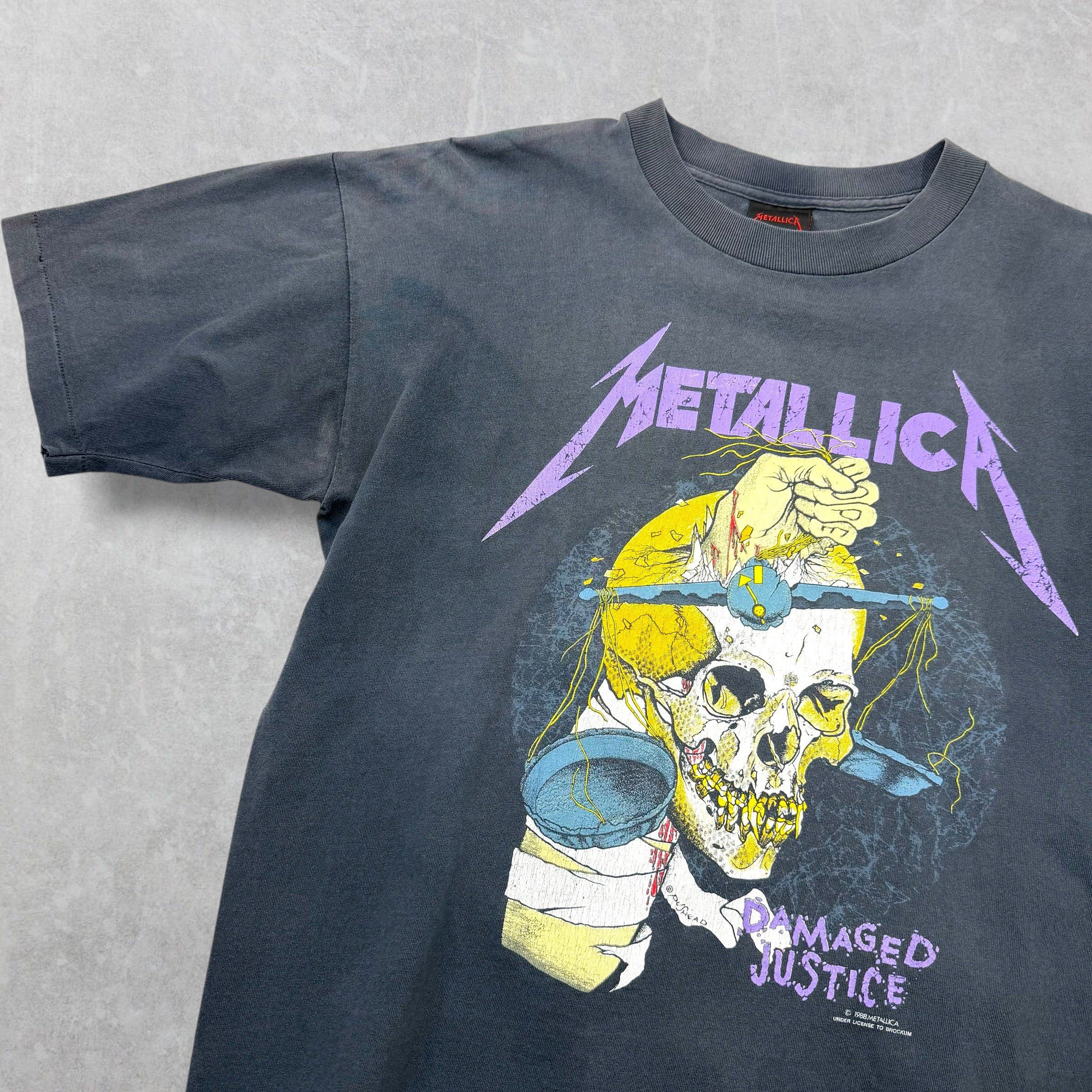 Metallica Vintage Metallica Damaged Justice Pushead Tee XL Size US XL / EU 56 / 4 - 3 Thumbnail