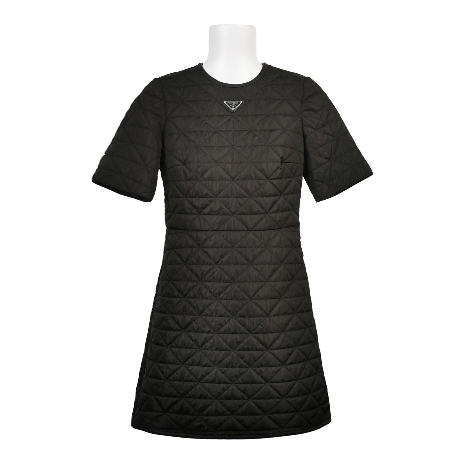 Prada Prada Short Sleeve Quilted Dress in Black - dmc | Grailed