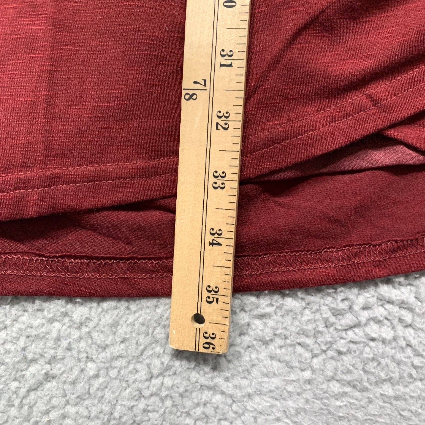 Vintage BTFBM Dress Women's M Burgundy Left Side Gathered Inner Slip High Quality NWT Dress Size M / US 6-8 / IT 42-44 - 8 Thumbnail