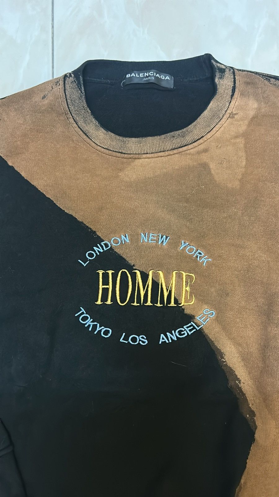 Other SWEATSHIRT NICE DESIGN LONDON NEW YORK Size US XXL / EU 58 / 5 - 4 Thumbnail