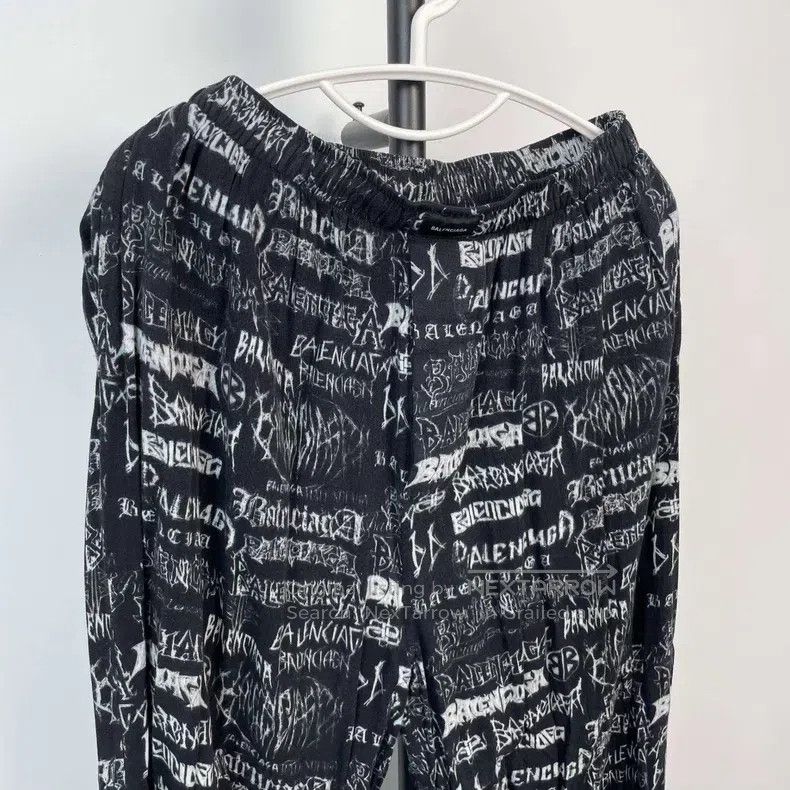 Balenciaga Balenciaga Fibrolan Fiber Full Print Long Pants Size US 28 / EU 44 - 3 Thumbnail