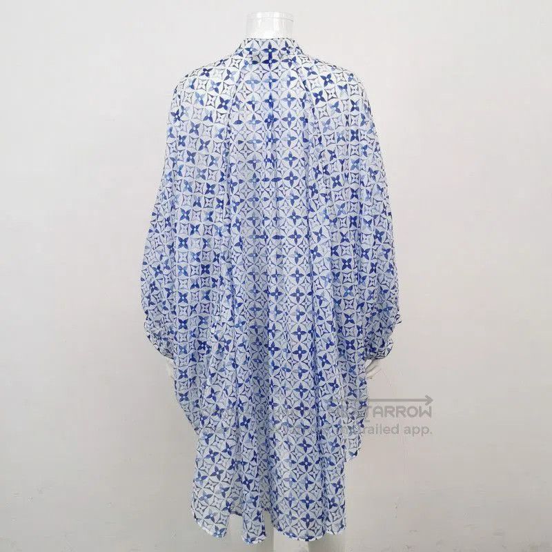 Louis Vuitton Louis Vuitton Monogram Flower Tile Cotton Dress. Size US 38 / EU 54 - 2 Thumbnail