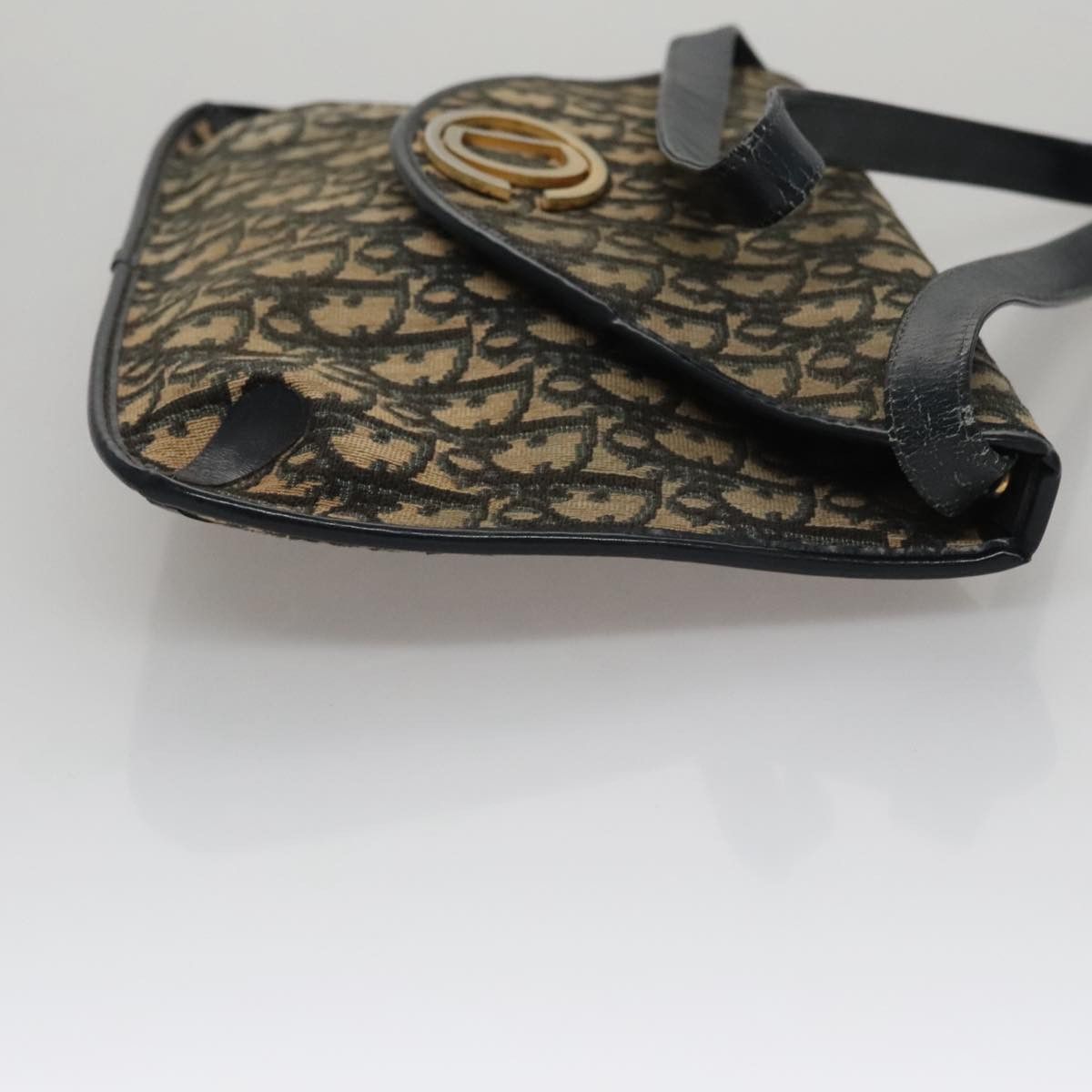 Dior DIOR Trotter Canvas Shoulder Bag Navy Size ONE SIZE - 4 Thumbnail