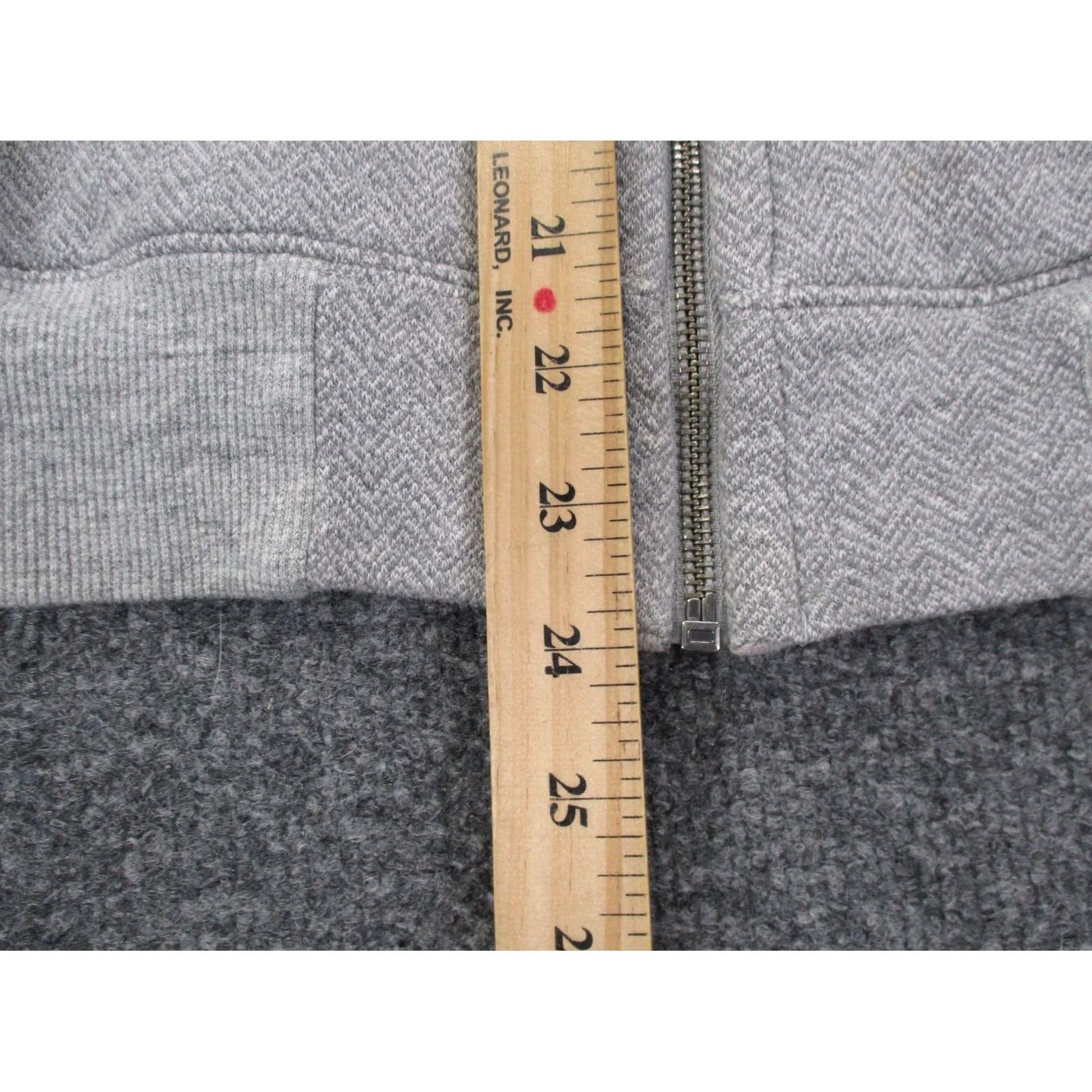 Faherty Faherty Jacket Mens M Gray Zip Solid Knit Windbreaker Outdoor Everyday Clothing? Size US M / EU 48-50 / 2 - 4 Thumbnail