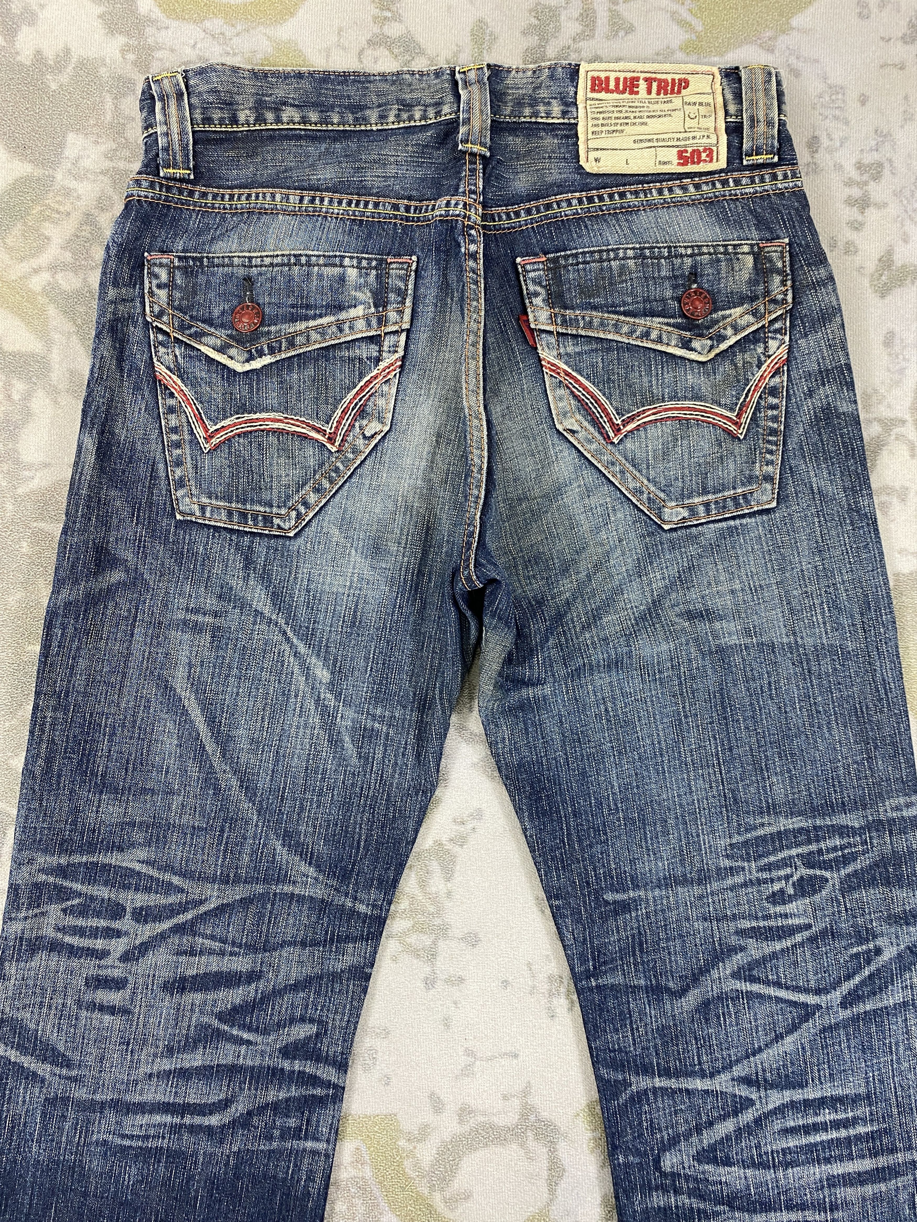 Hysteric Glamour Distressed Vintage Edwin Flare Jeans 33x32 Denim- JN3585 Size US 33 - 4 Thumbnail