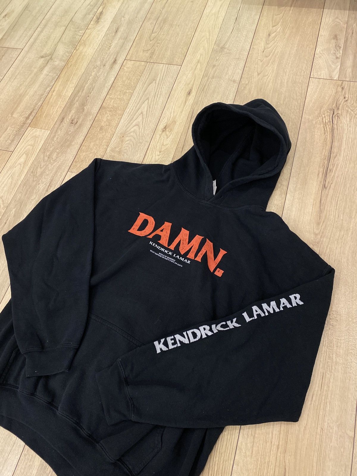 Kendrick Lamar × Vintage Vintage Kendrick Lamar Damn Hoodie TDE 2017 Tour Size US M / EU 48-50 / 2 - 2 Thumbnail