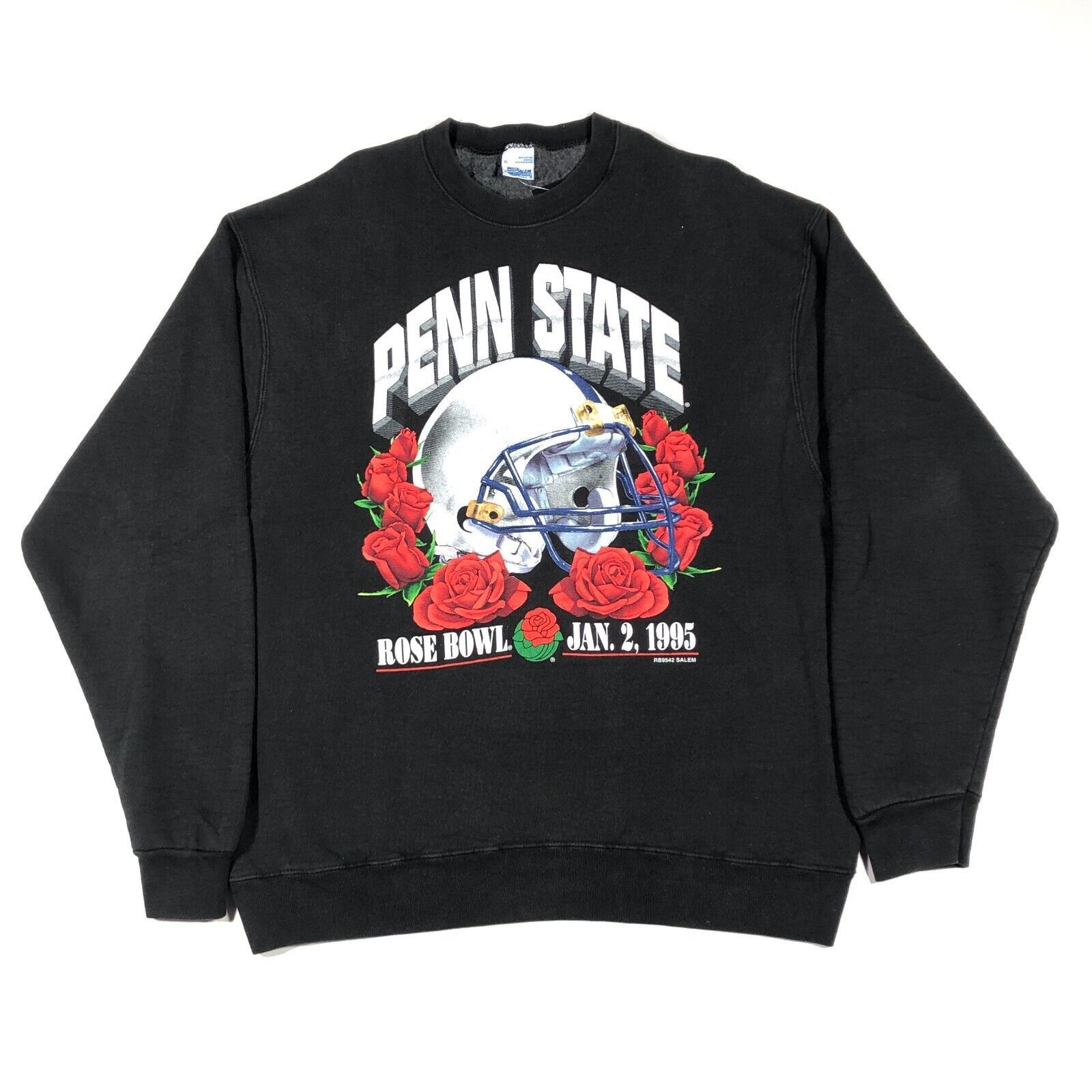 Vintage Vintage 1995 Penn State Rose Bowl Sweater Black Size XL Size US XL / EU 56 / 4 - 1 Thumbnail