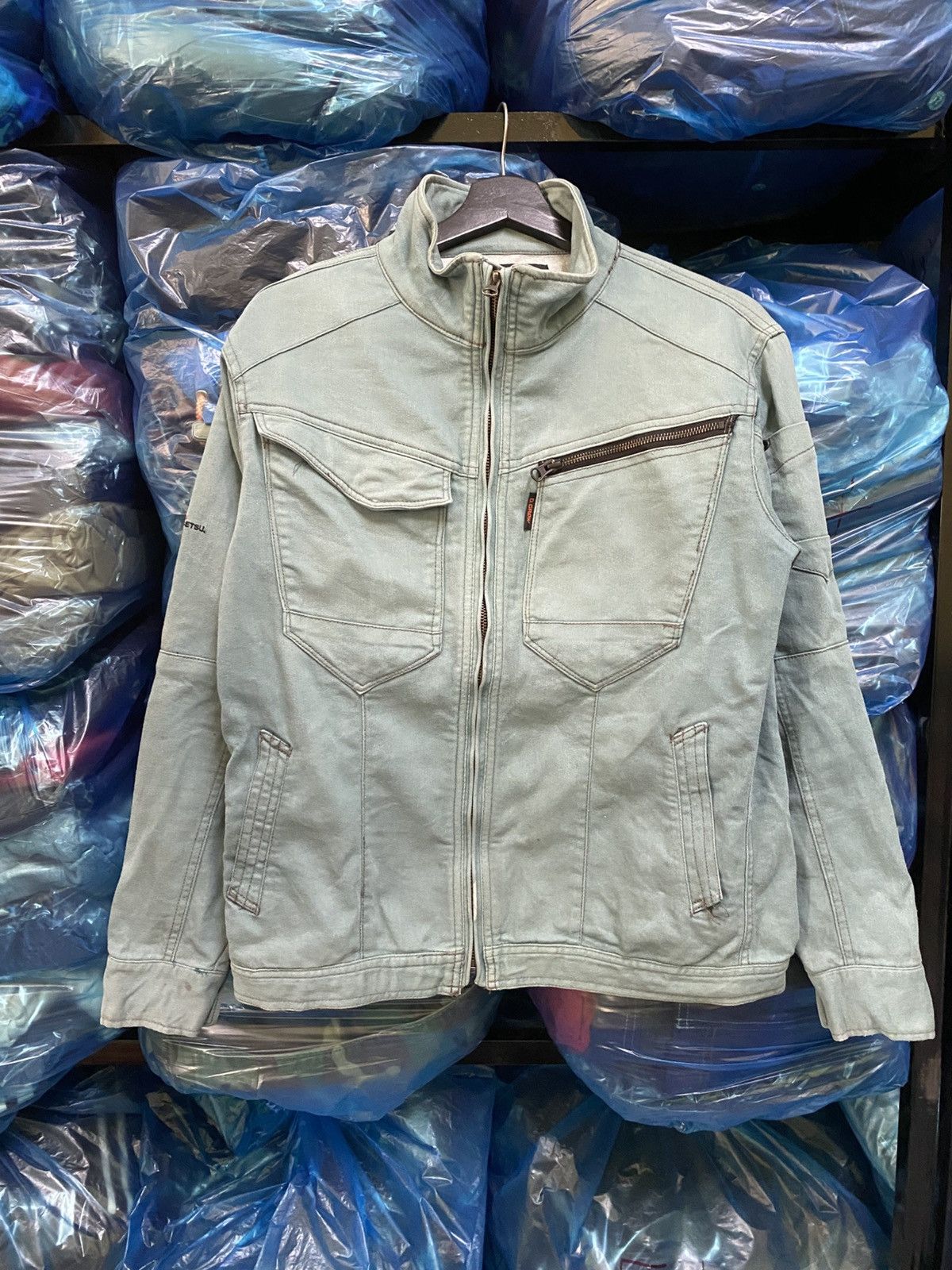 Other Vintage DGrow Workwear Light Green Utility Jacket Japan Size US M / EU 48-50 / 2 - 1 Thumbnail
