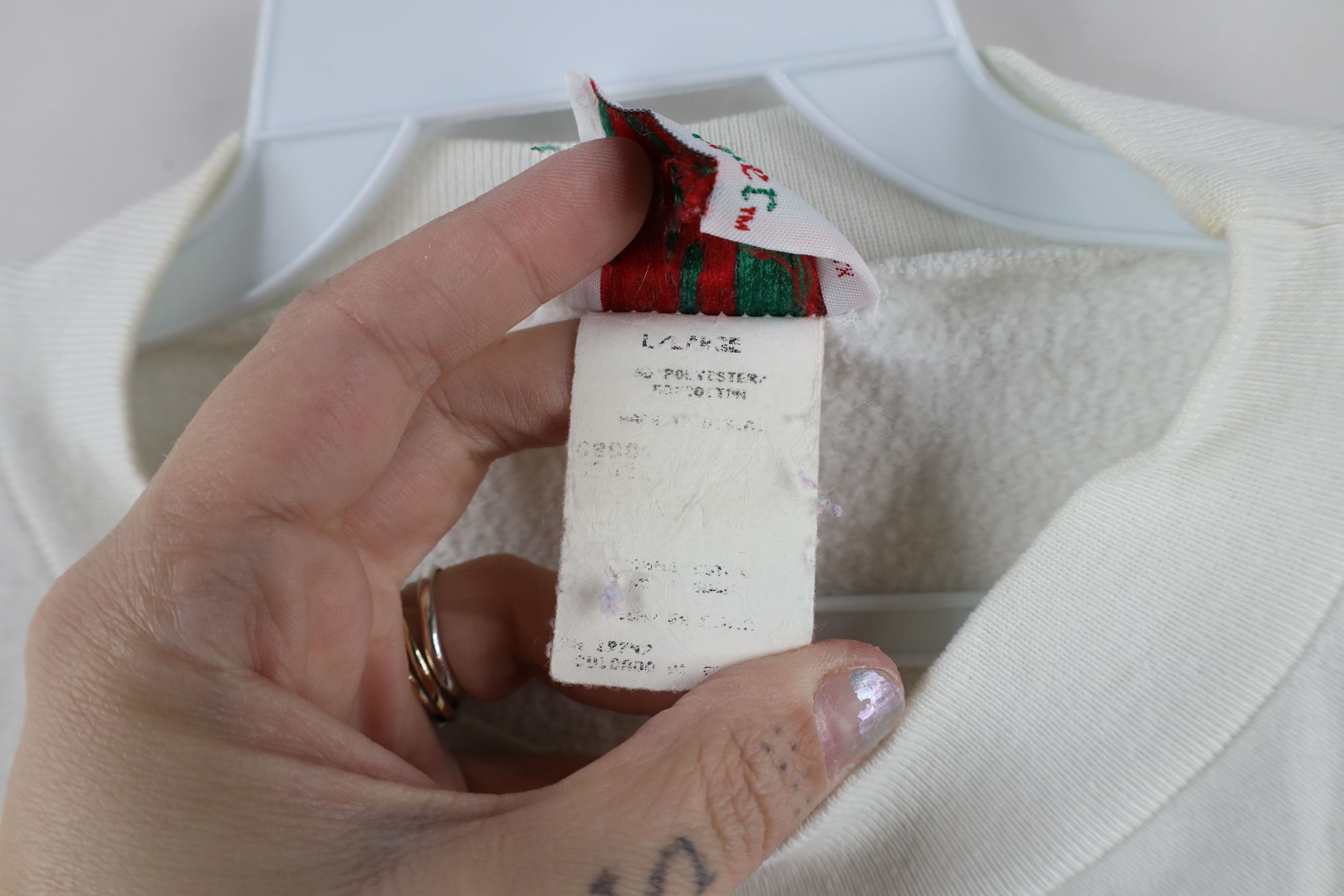 Vintage Vintage 90s Streetwear Christmas Birds Sweatshirt USA Size L / US 10 / IT 46 - 10 Thumbnail