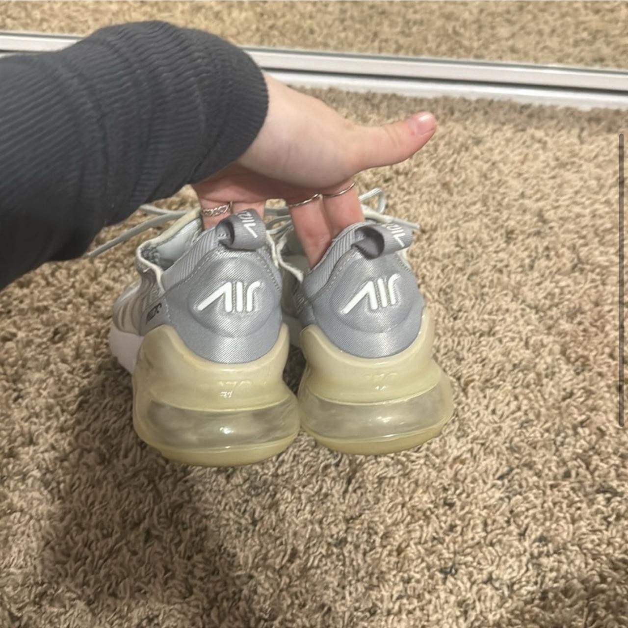 Nike Nike Air Max 270 Grey Camo Size US 7 / IT 37 - 5 Thumbnail