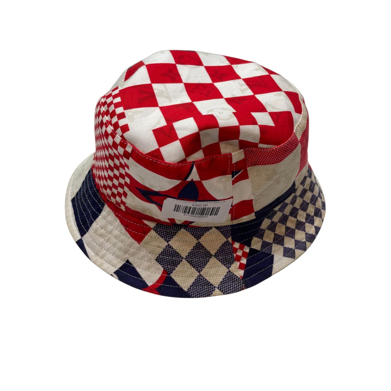Louis Vuitton LV Multi Logo Bucket Hat RWB Reversible Size ONE SIZE - 2 Thumbnail