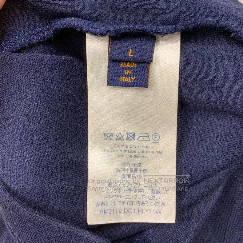 Louis Vuitton LV Blue Beaded Pattern Short Sleeve Tee. Size US L / EU 52-54 / 3 - 6 Thumbnail