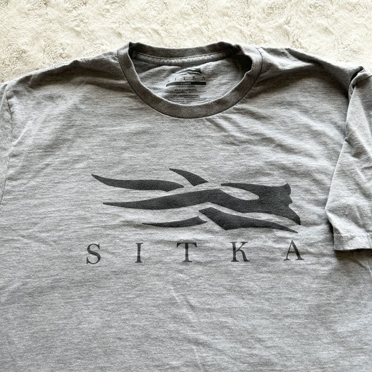 Other Sitka Shirt Tee Mens XL Gray Logo Organic Cotton Hunting Size US XL / EU 56 / 4 - 4 Thumbnail