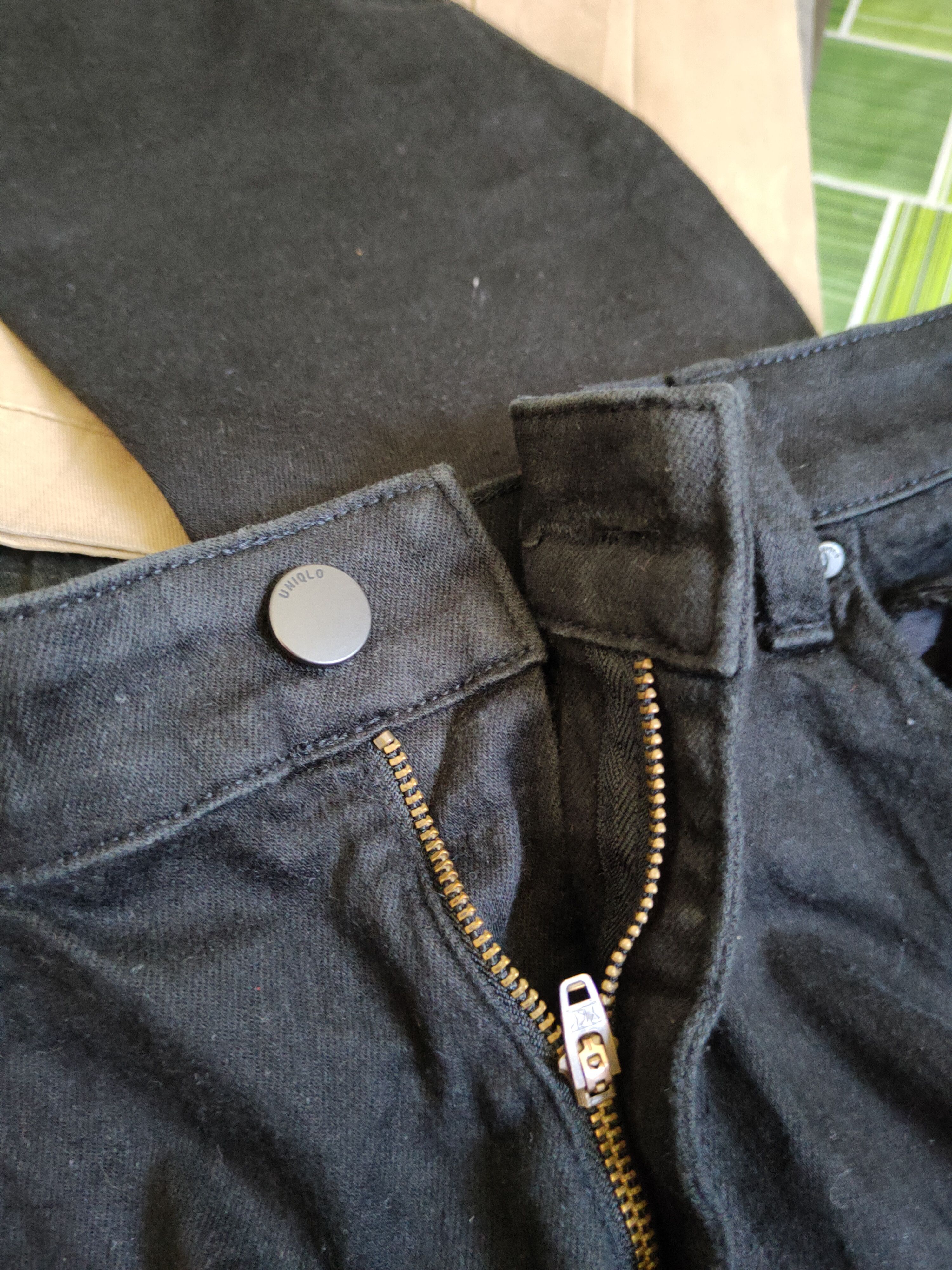 Japanese Brand Uniqlo Black Multipocket Skinny Soft Jeans #S1405 Size US 34 / EU 50 - 15 Thumbnail