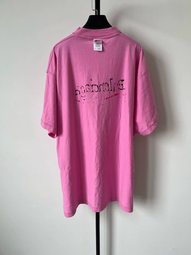 Balenciaga Balenciaga Logo printed pullover T-shirt with short sleeve Size M / US 6-8 / IT 42-44 - 2 Thumbnail