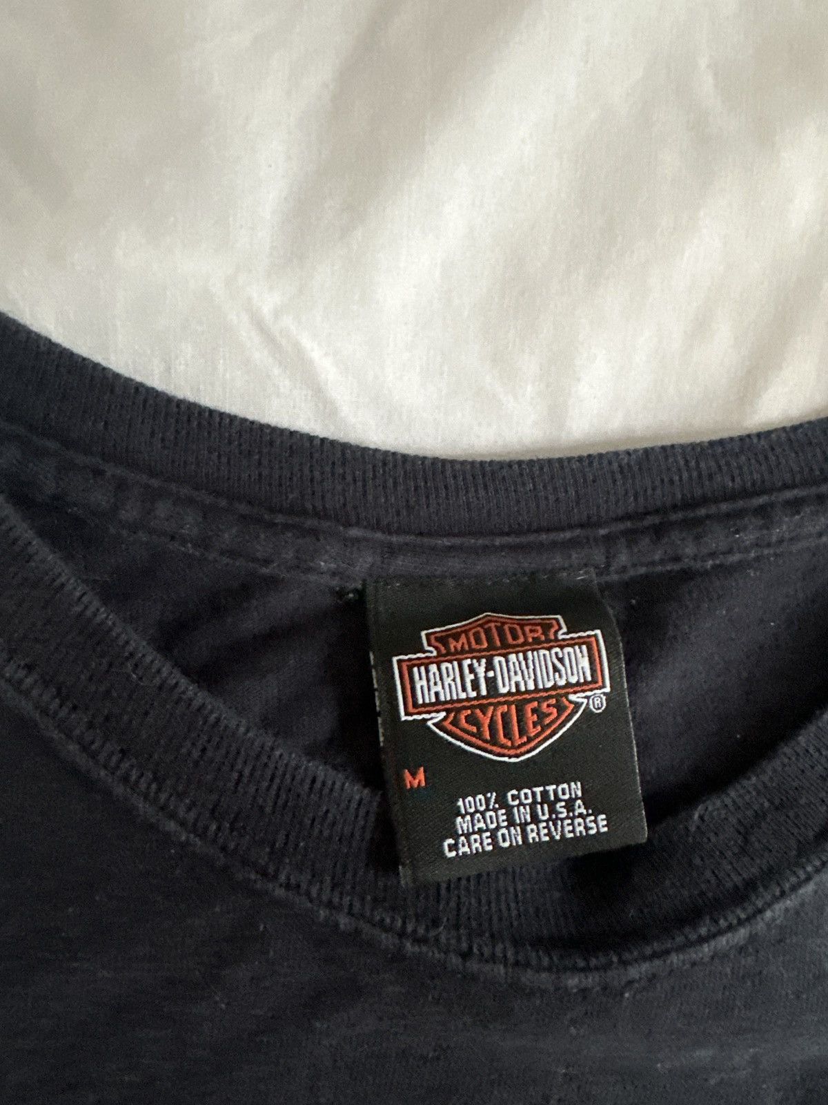 Harley Davidson × Vintage Harley Davidson T-shirt Long Sleeve Size US M / EU 48-50 / 2 - 2 Thumbnail