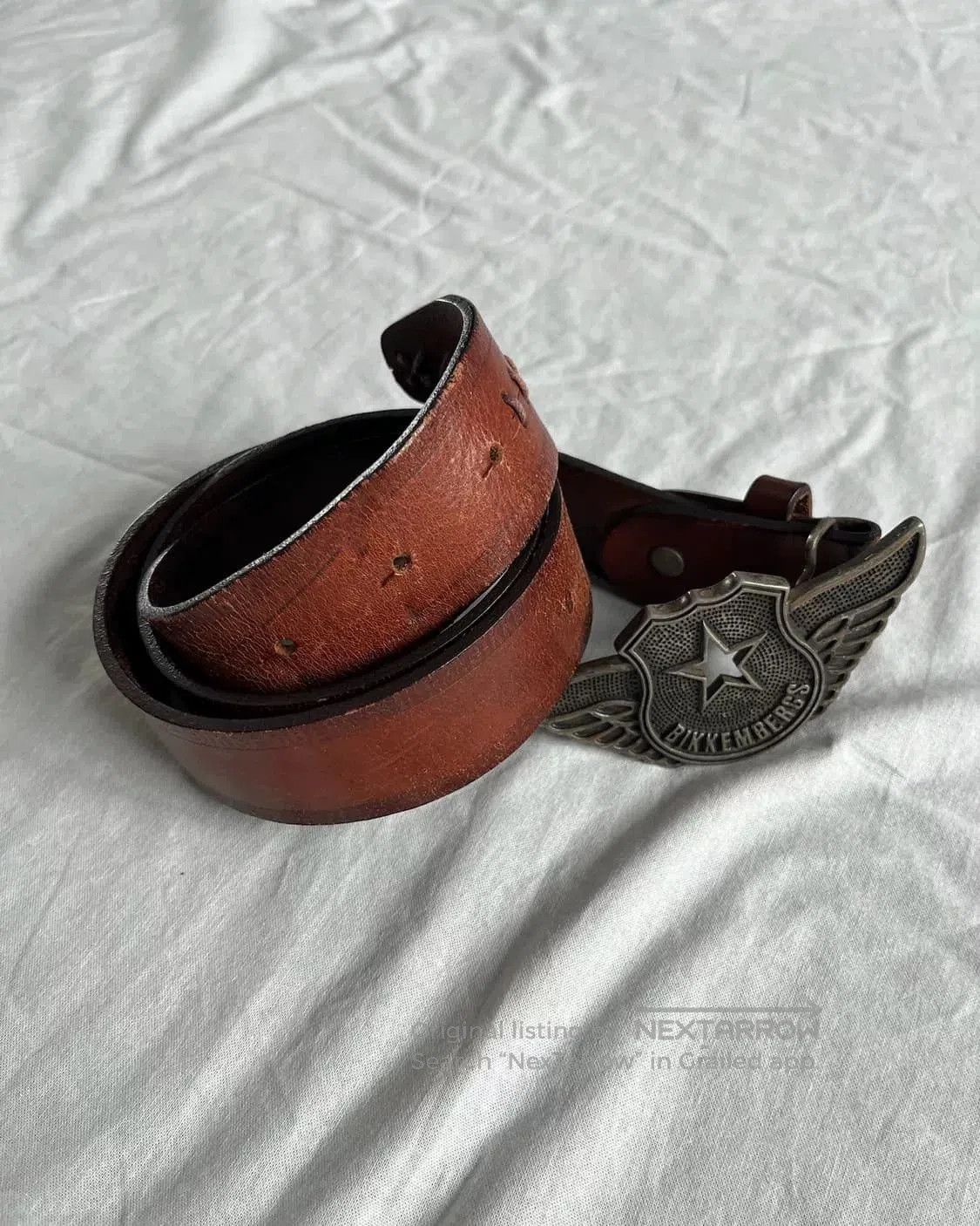 Dirk Bikkembergs Dirk Bikkembergs Odin Vintage Belt. Size ONE SIZE - 3 Thumbnail