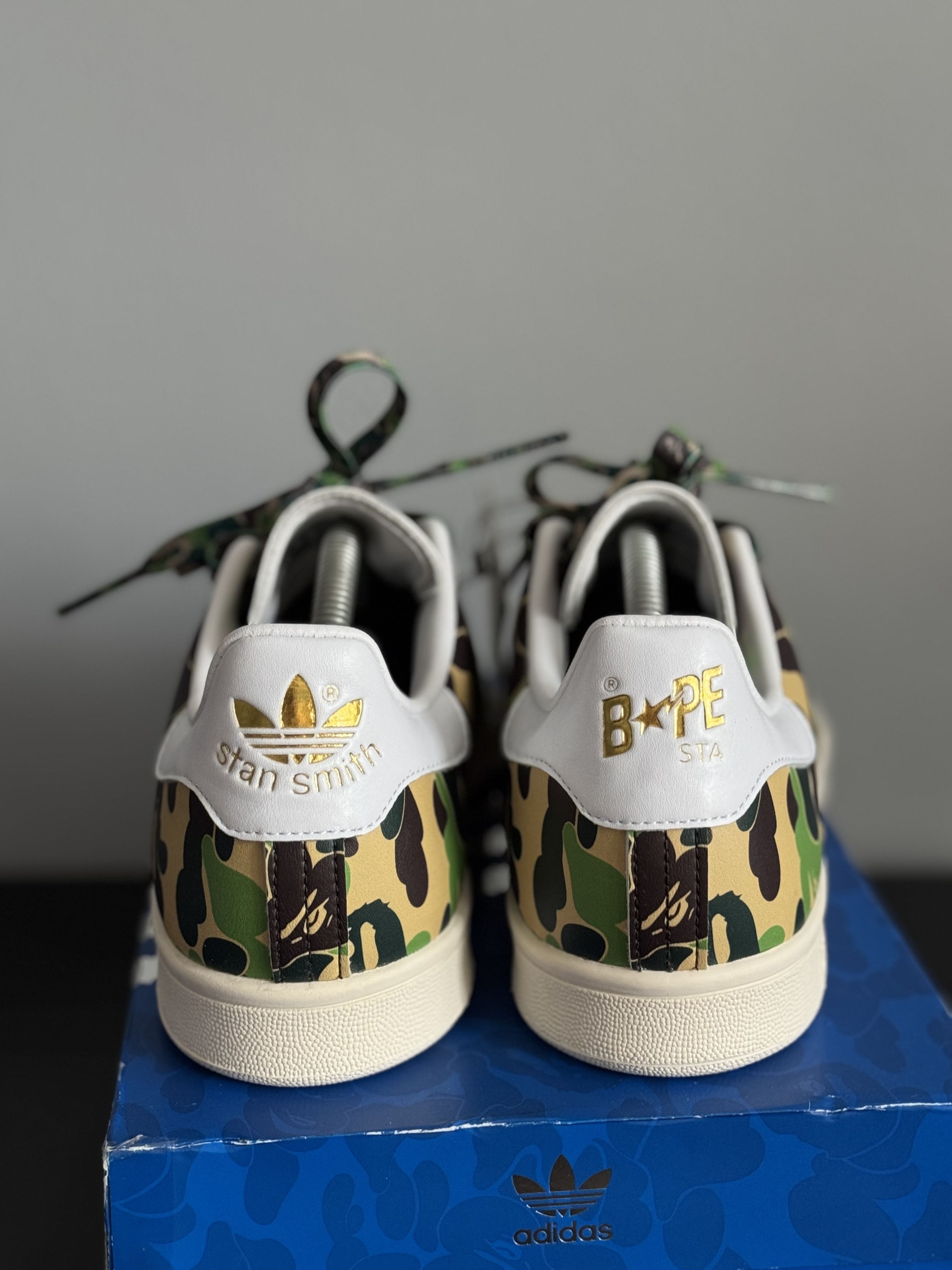 Adidas × Bape A Bathing Ape x Adidas Originals Stan Smith Camo IG8949 bape Size US 9 / EU 42 - 2 Thumbnail