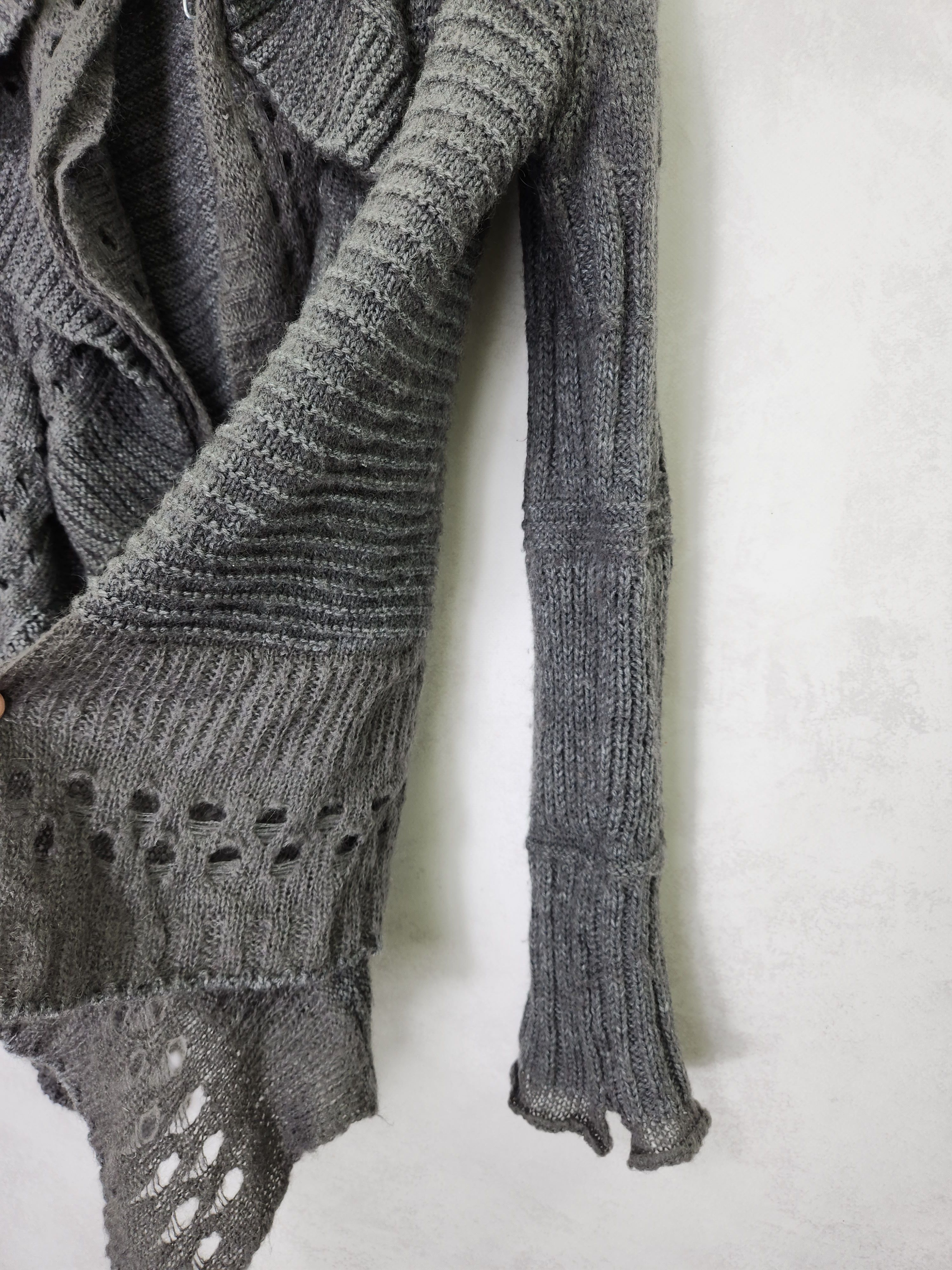 Marithe + Francois Girbaud Marithe Francois Girbaud cravatatakiller mohair cardigan Size M / US 6-8 / IT 42-44 - 4 Thumbnail