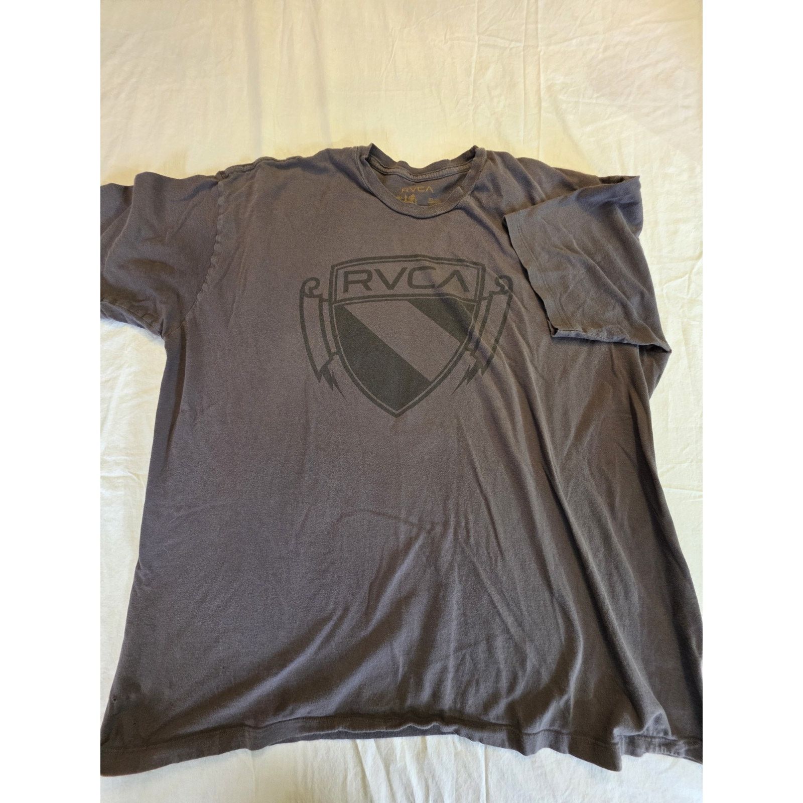 RVCA RVCA Men's Size 2XL Short Sleeve Grey T-Shirt Size US XXL / EU 58 / 5 - 1 Thumbnail