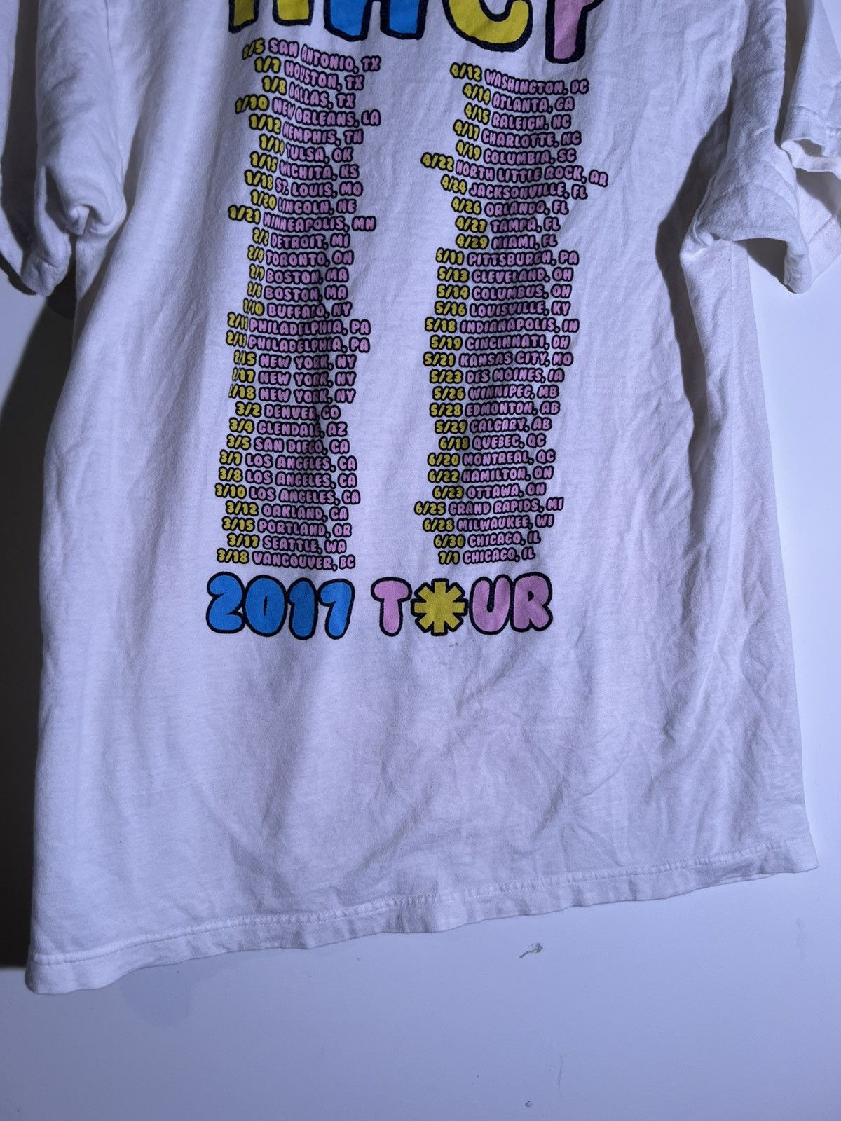 Band Tees 2017 Red Hot Chili Peppers Punk Rock Retro Band Tour T Shirt Size US M / EU 48-50 / 2 - 8 Thumbnail