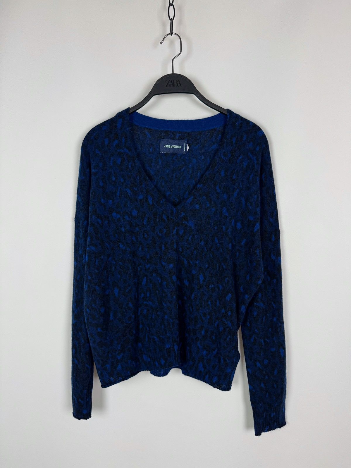 Zadig & Voltaire Zadig&Voltaire Brumy CP Leo Cashmere Jumper Size XS / US 0-2 / IT 36-38 - 3 Thumbnail