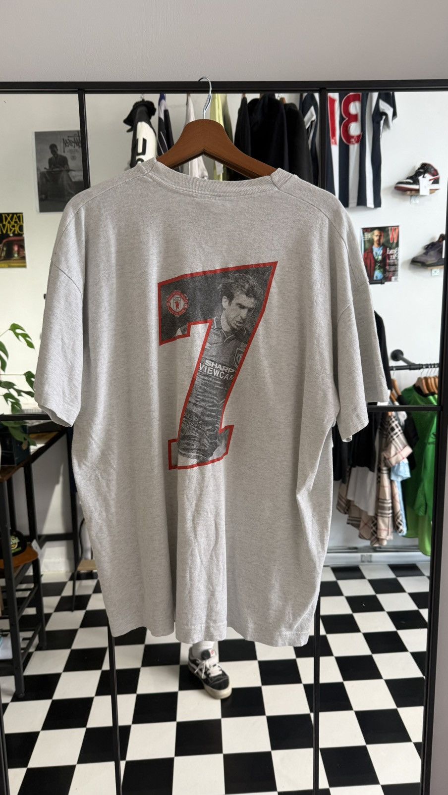 Vintage 90's Manchester United Éric Cantona 7 fit L/XL Size US XL / EU 56 / 4 - 2 Thumbnail