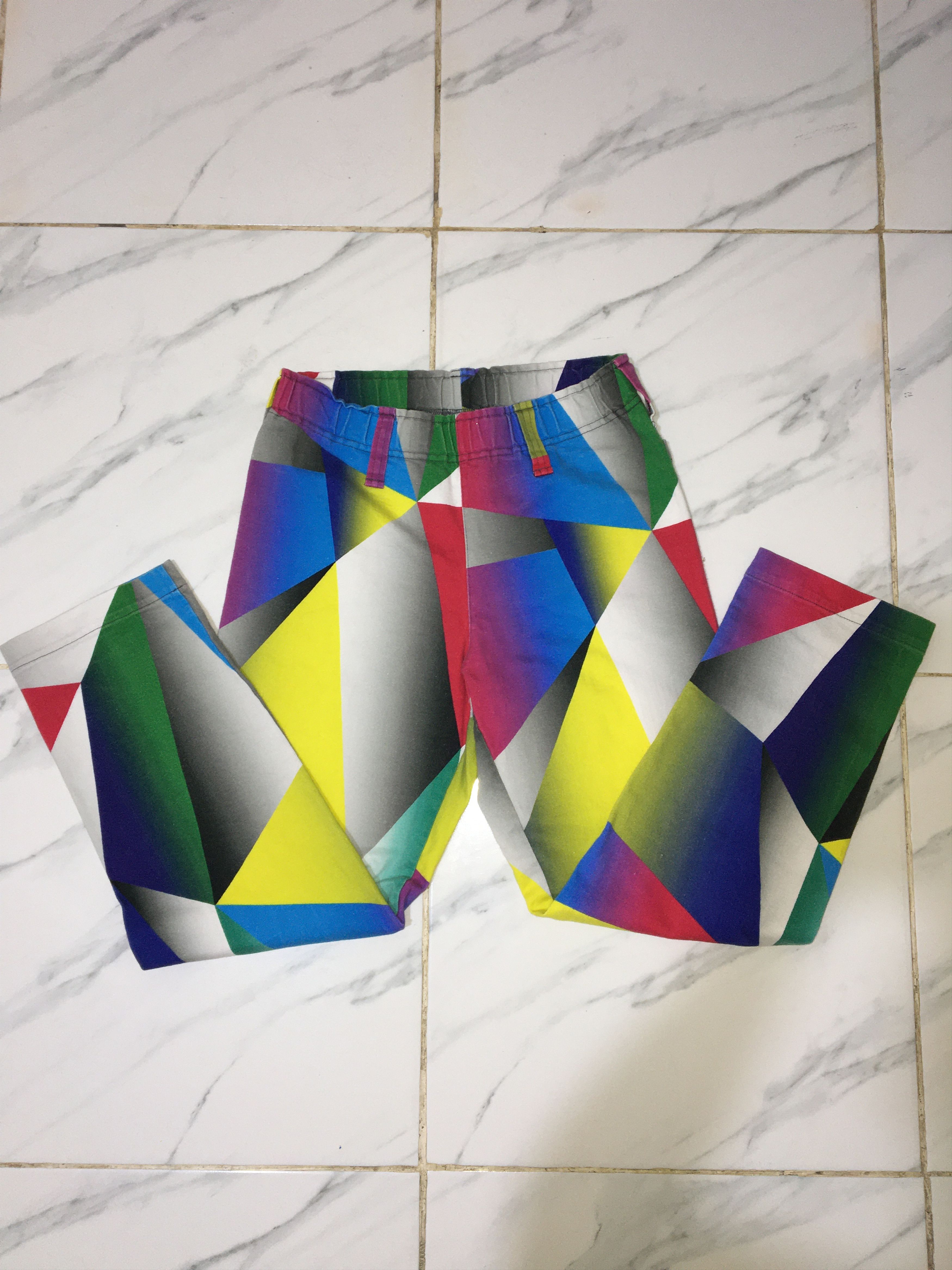 Designer PANTS ISSEY MIYAKE ME MULTICOLOR Size US 29 - 4 Thumbnail