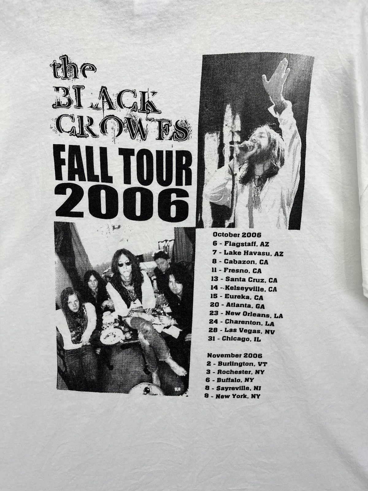 Band Tees × Vintage Vintage The Black Crowes Punk Rock Band Tees T Shirts Size US L / EU 52-54 / 3 - 7 Thumbnail
