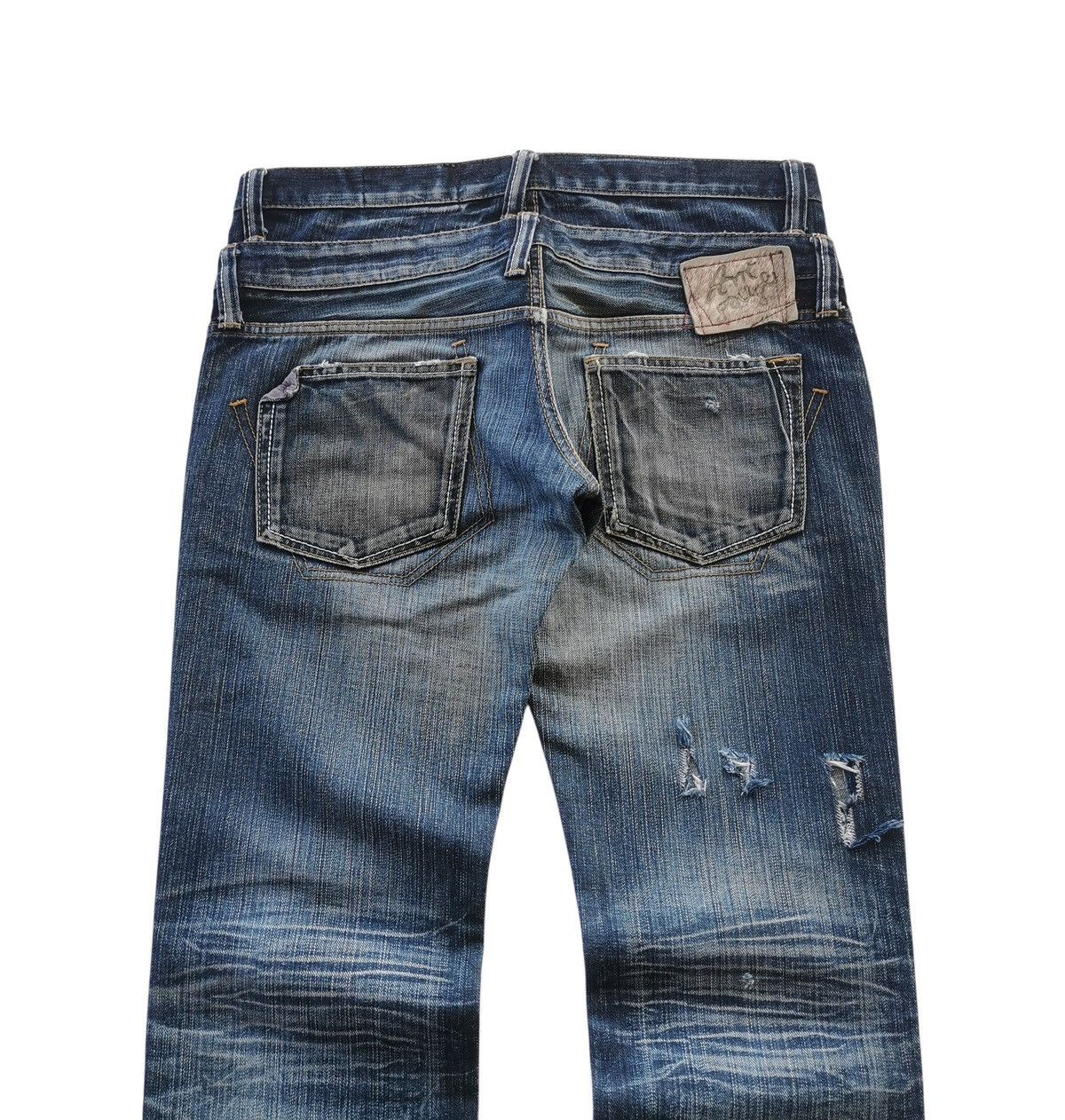 Japanese Brand Antgauge doublewaist jeans 🟦 A702 Size US 33 - 3 Thumbnail