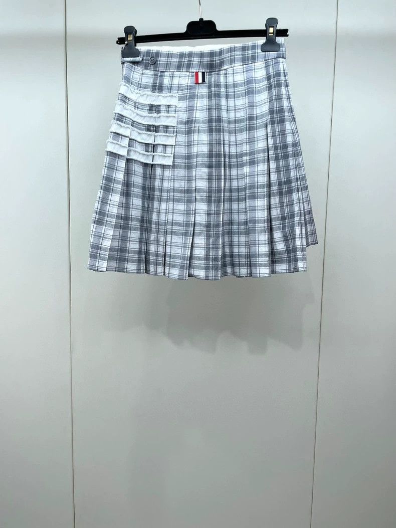 Thom Browne Thom Browne Gray checkered skirt Size 42" / US 20 - 2 Thumbnail