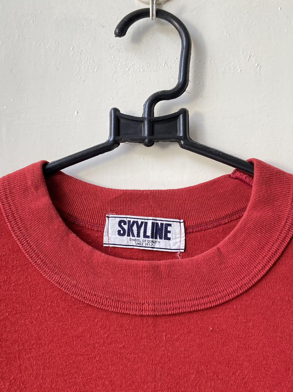 Issey Miyake Issey Miyake SKYLINE Red T-Shirt Size US XXS / EU 40 - 5 Thumbnail