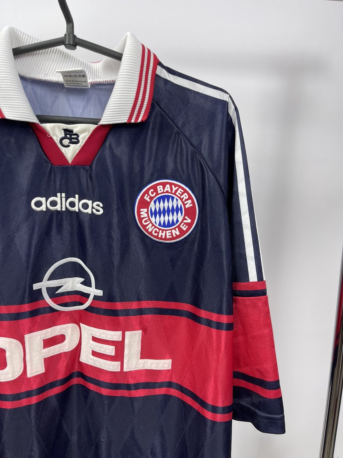 Adidas × Vintage Bayern Munich Munchen 1997 Home Soccer Jersey Size XL Size US XL / EU 56 / 4 - 2 Thumbnail