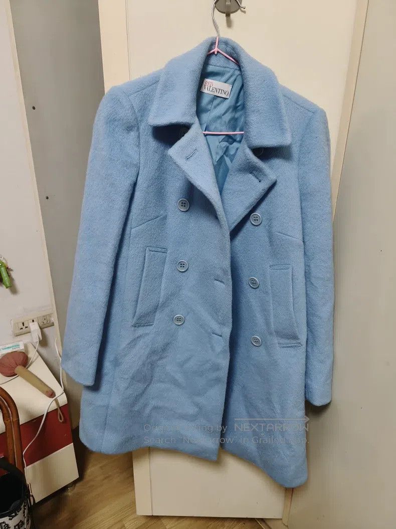 Valentino Valentino Blue woolen coat Size XS / US 0-2 / IT 36-38 - 1 Thumbnail