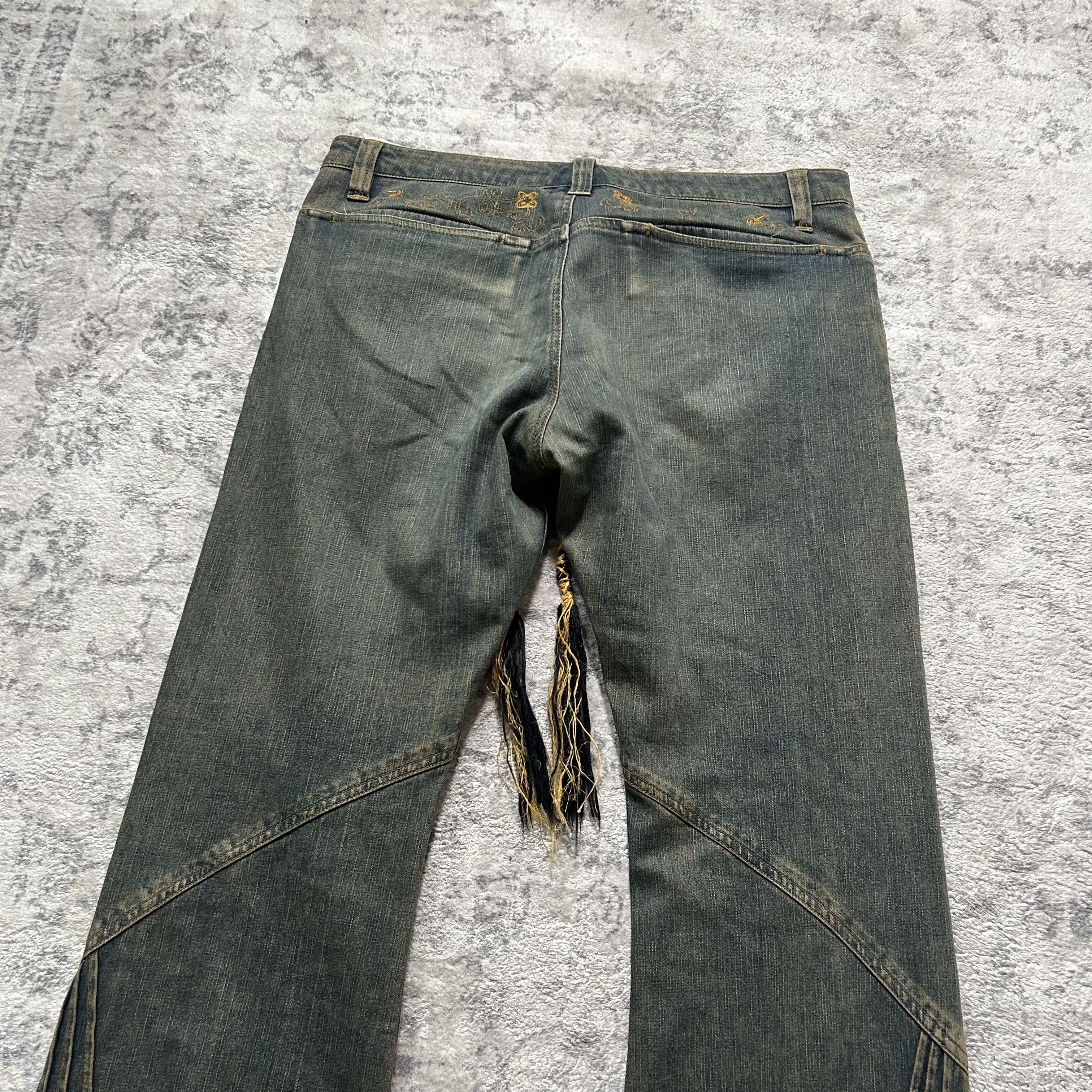Tornado Mart Tornado Mart Floral Laceup Pants Size US 34 / EU 50 - 7 Thumbnail