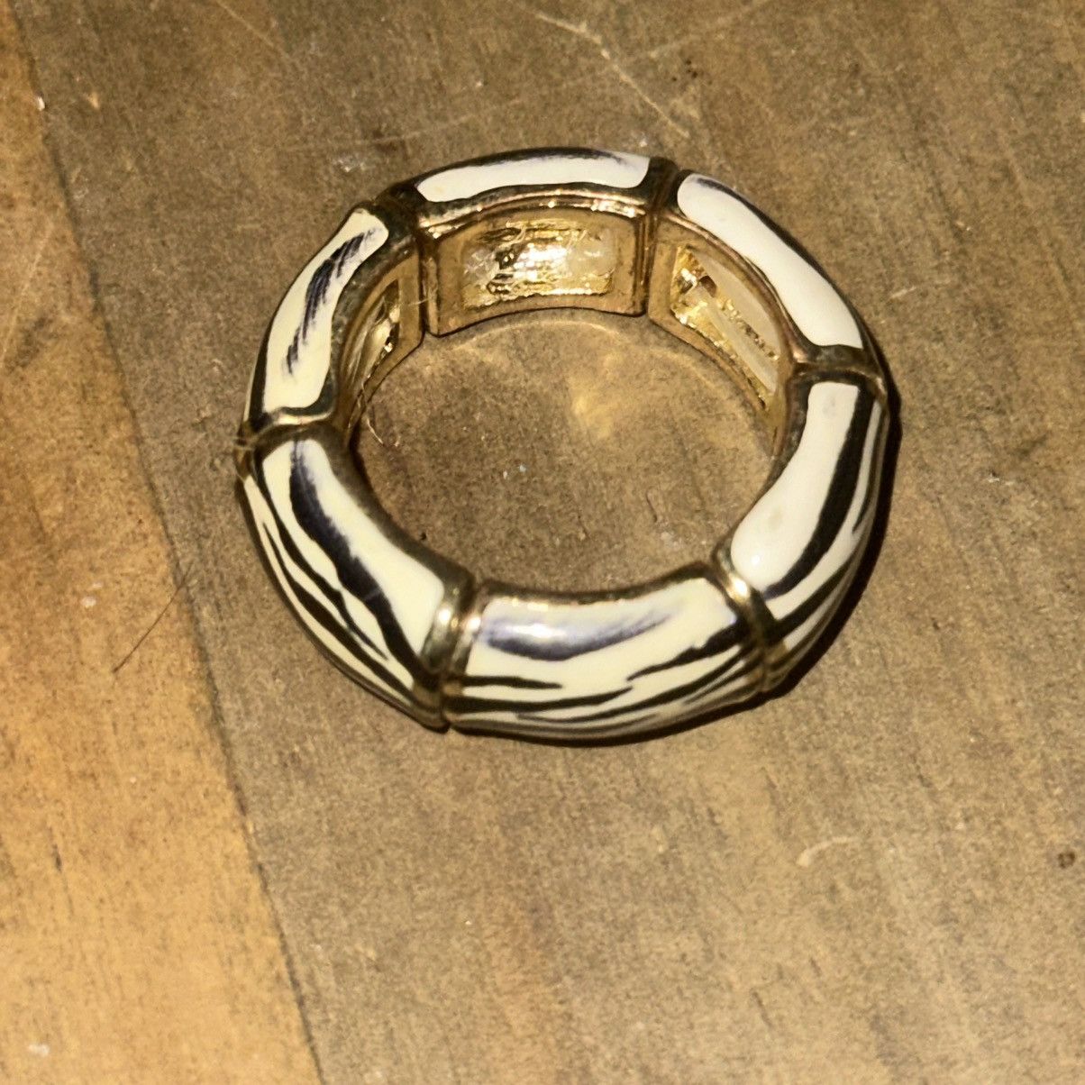 Other Enamel zebra print stretch ring Size ONE SIZE - 5 Thumbnail