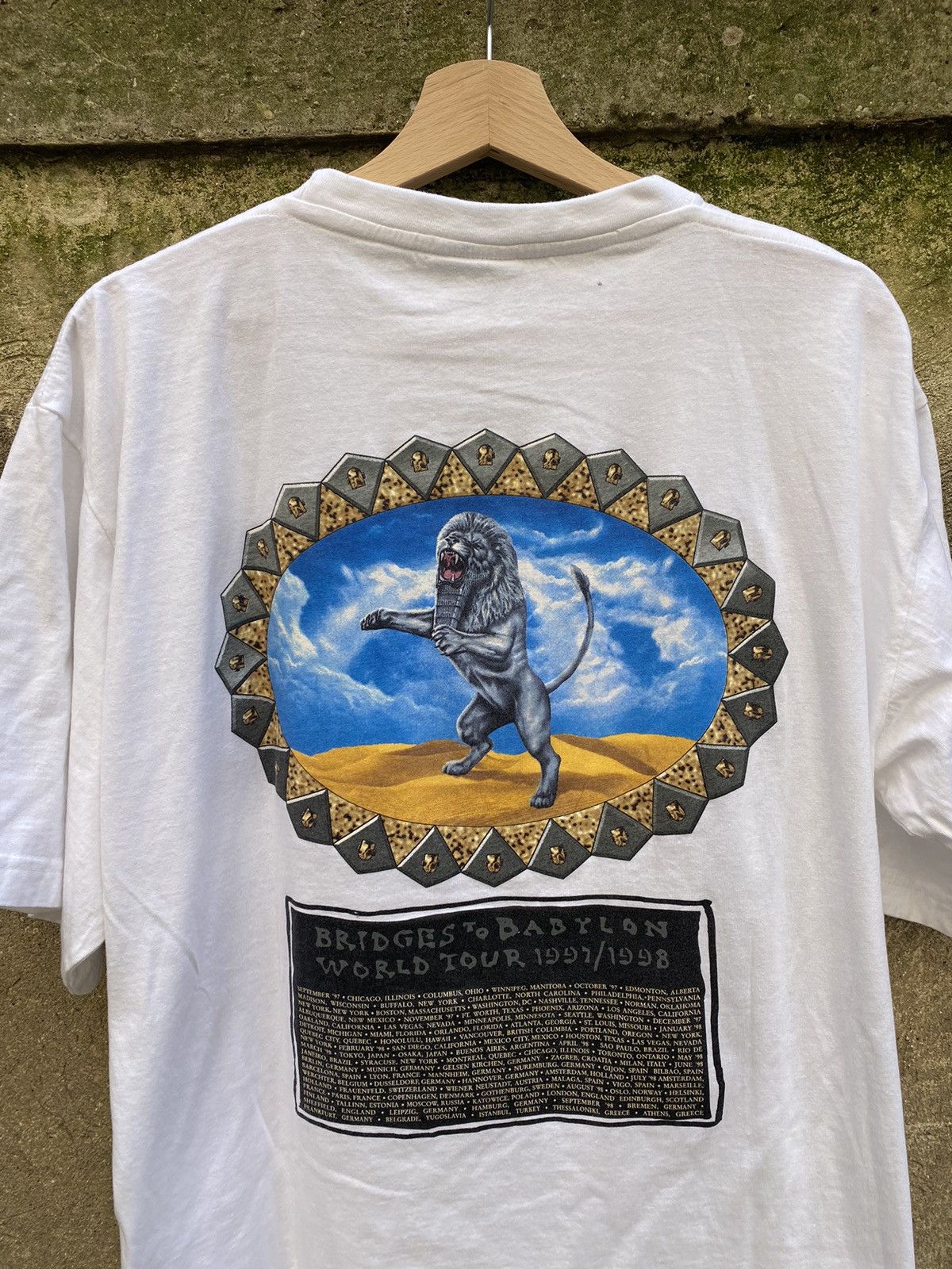 Band Tees × Vintage The Rolling Stones 1997/1998 World Tour T-Shirt Size US XL / EU 56 / 4 - 7 Thumbnail