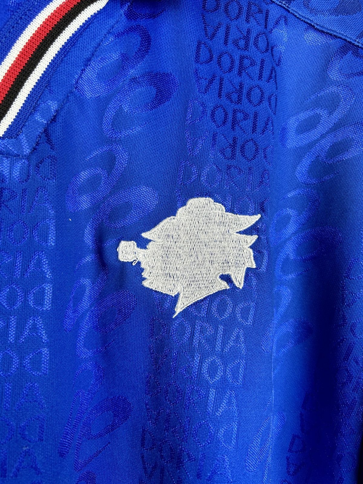 Asics 90s Asics UC Sampdoria 1996/97 Home Kit Soccer Jersey Blue M Size US M / EU 48-50 / 2 - 3 Thumbnail