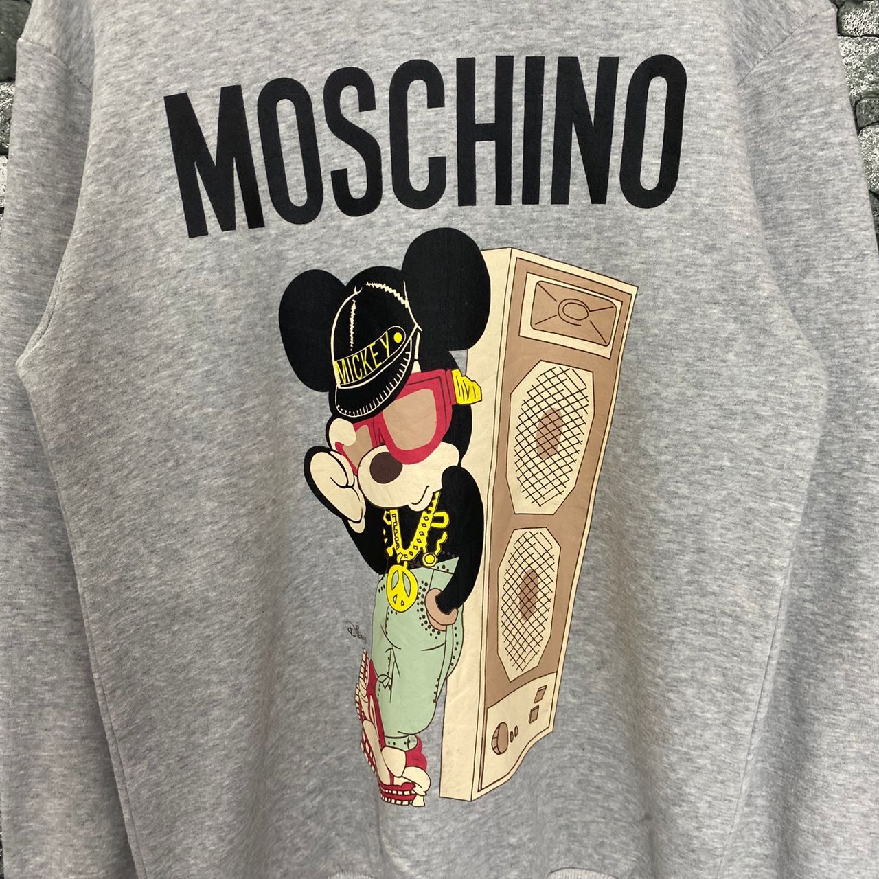 Moschino Vintage Moschino Mickey Mouse Sweatshirt Size US L / EU 52-54 / 3 - 16 Thumbnail