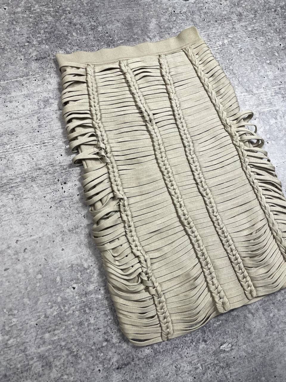 Burberry Vintage Burberry Bandage Skirt Stretch Knit Paneled Y2K Size 27" / US 4 / IT 40 - 2 Thumbnail