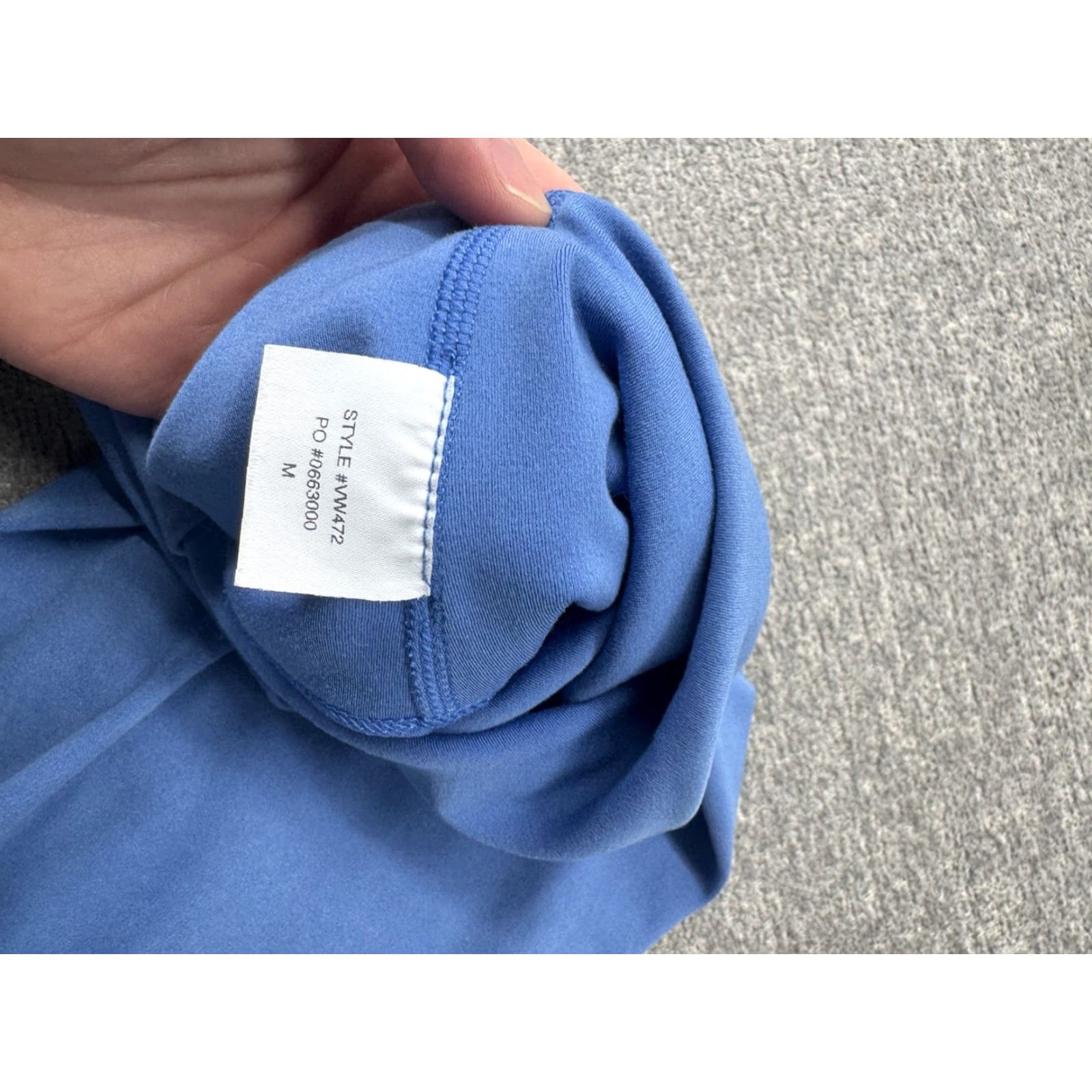 Vuori Vuori Washed Studio Leggings Women's Medium Cerulean Blue High Rise Stretch Yoga Size 42" / US 20 - 6 Thumbnail
