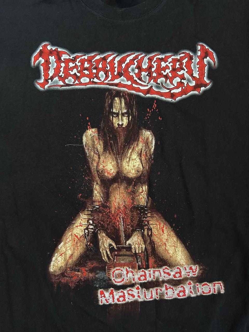 Band Tees Vintage Debauchery Chainsaw Masturbation Band Shirt Tee Size US XXL / EU 58 / 5 - 3 Thumbnail