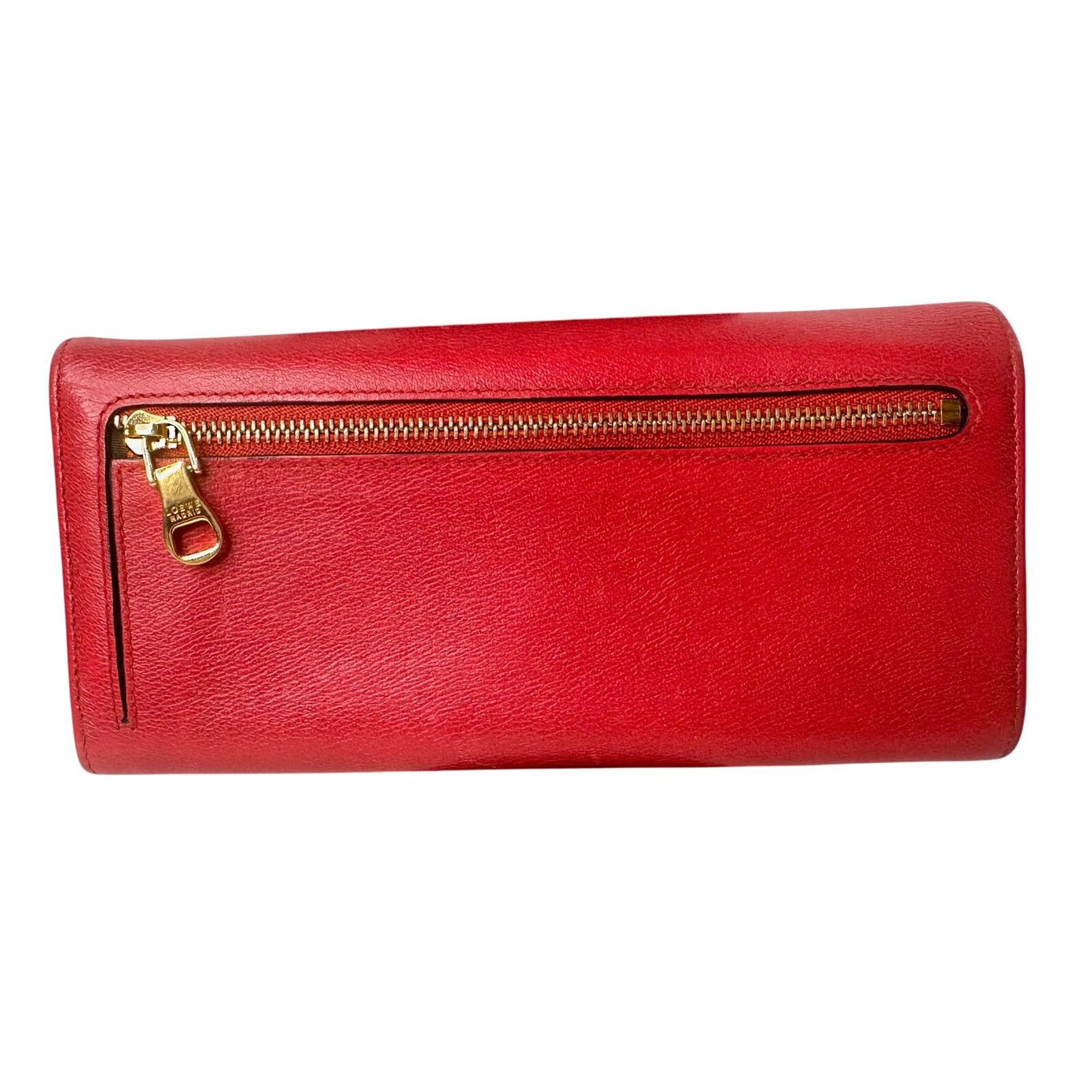 Loewe Loewe Anagram Flap Leather Continental Long Wallet - Red Size ONE SIZE - 2 Thumbnail