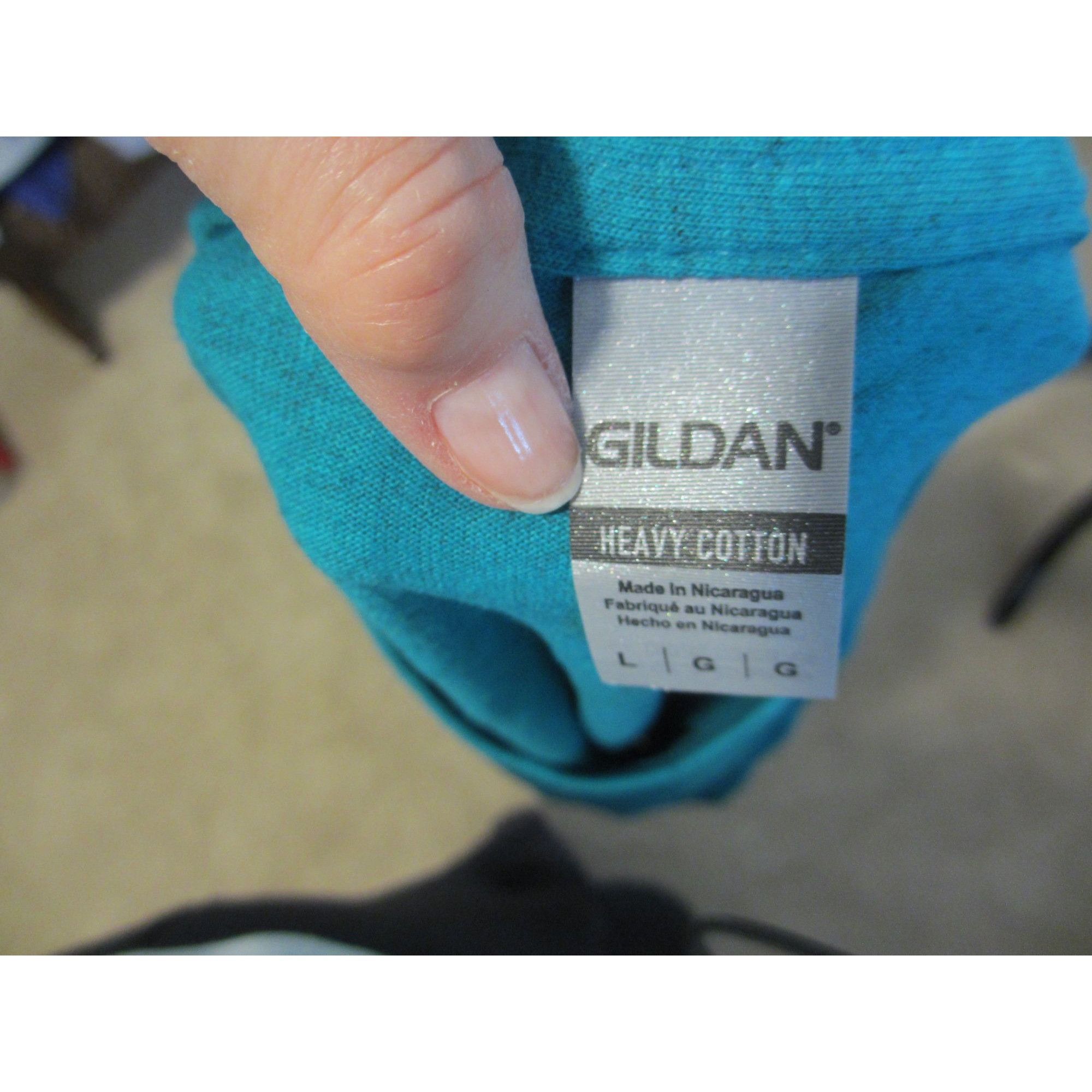 Gildan TENNESSEE TEAL TSHIRT LARGE NEW Size L / US 10 / IT 46 - 6 Thumbnail
