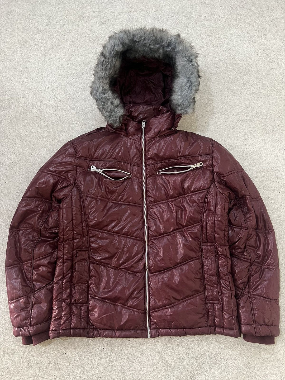 Hysteric Glamour × Undercover 2000s Japanese Y's Maison 14th Fur Puffer Down y2k Lgb Ifsix Size US L / EU 52-54 / 3 - 1 Thumbnail