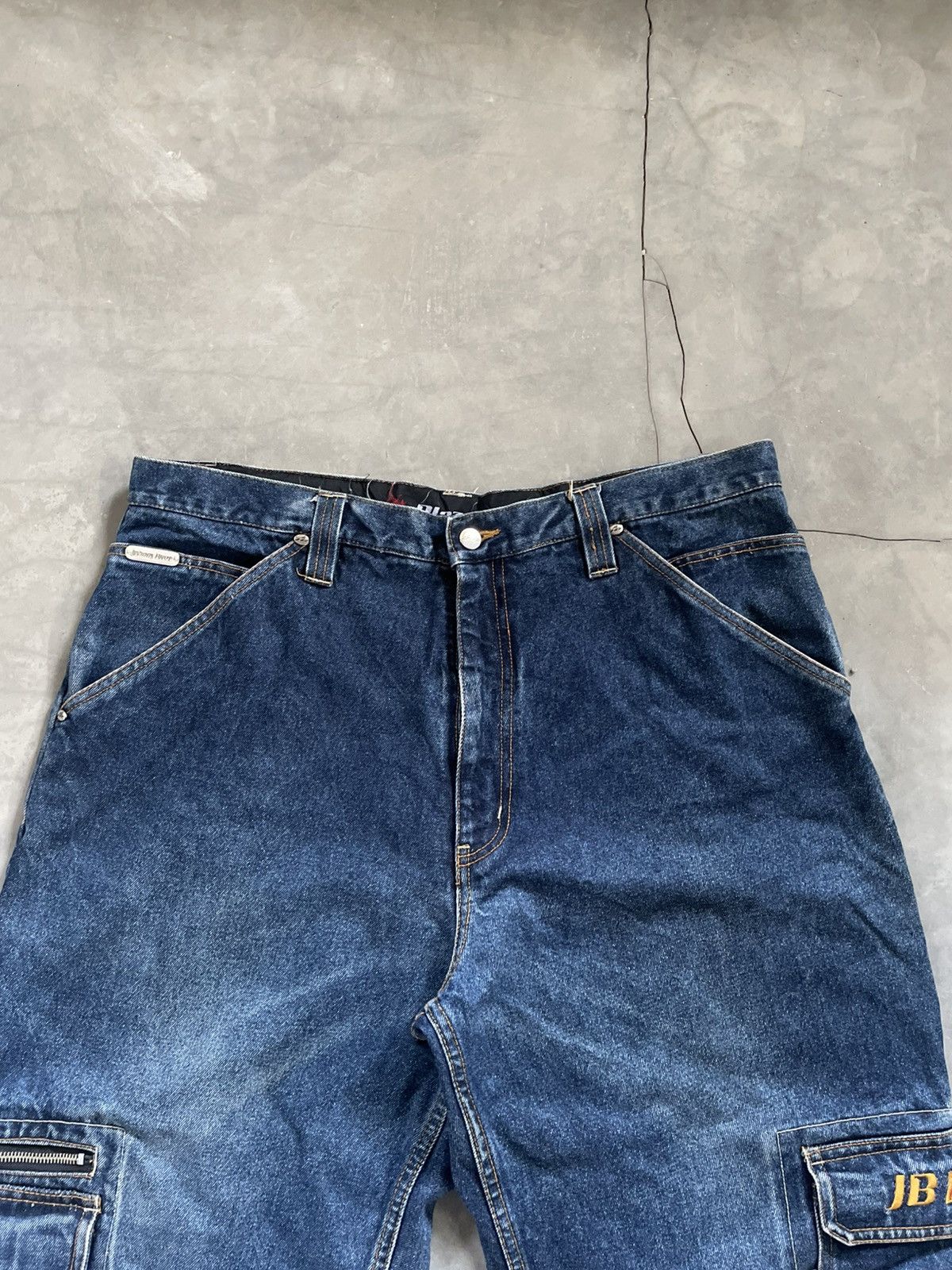 Other Vintage Y2k Johnny Blaze Baggy Cargo Carpenter Jeans Pant Size US 39 - 4 Thumbnail