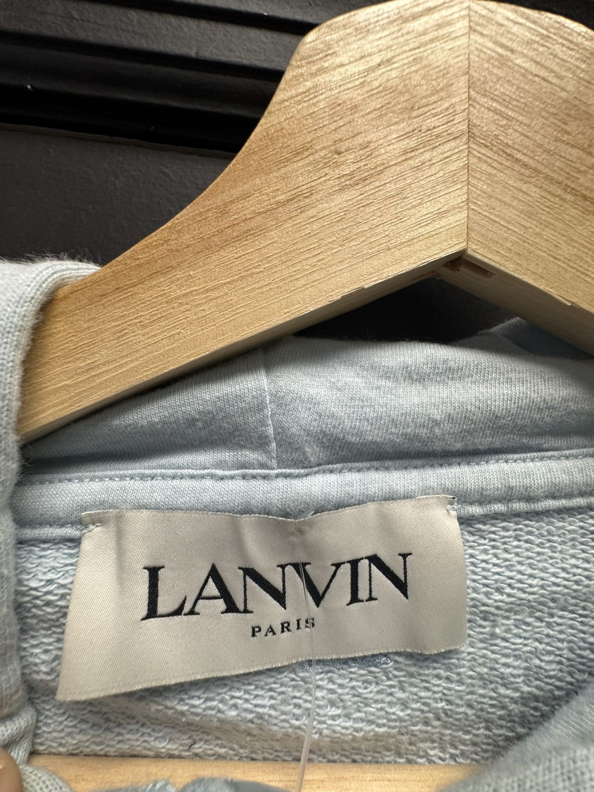 Lanvin Lanvin Embroidered Curb Hoodie Sky Blue Size US XS / EU 42 / 0 - 3 Thumbnail