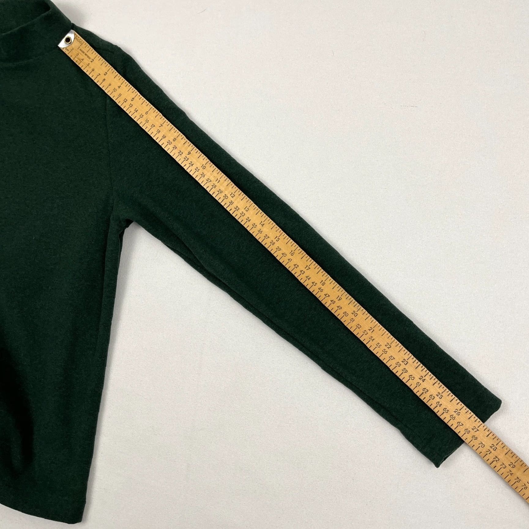 Vintage Dudley Stephens Vello Fleece Cobble Hill Sweater Womens L Green Turtleneck Pullover Casual Winter Size L / US 10 / IT 46 - 6 Thumbnail